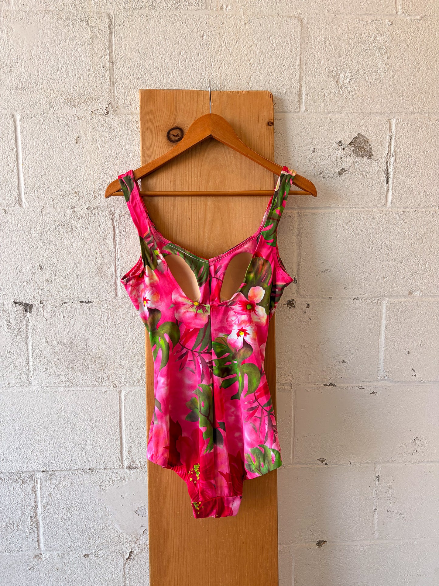 Tropical Pink One Piece Swimsuit : 10 Tall