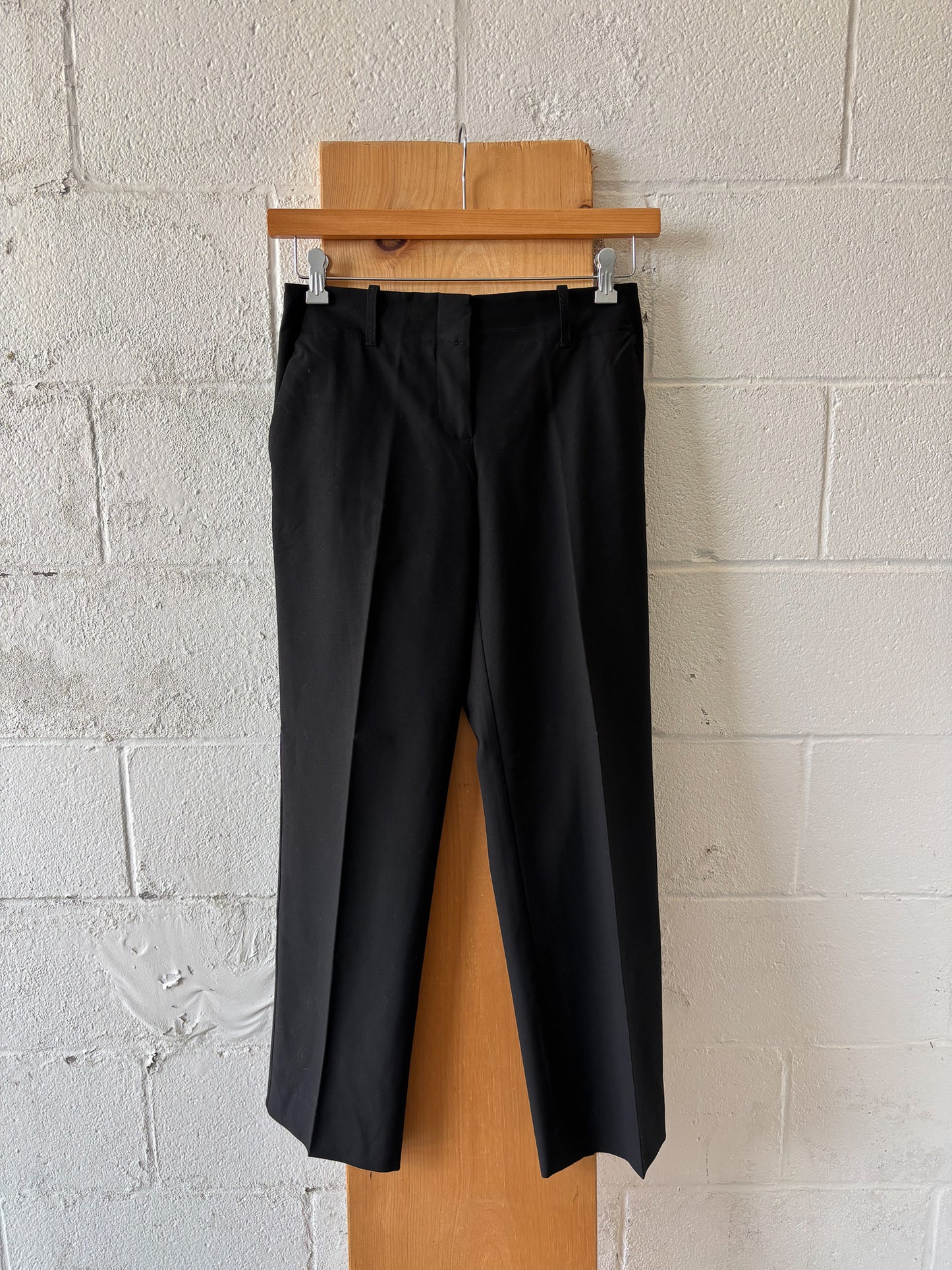 Black Low Rise Dress Pants : Petite 6