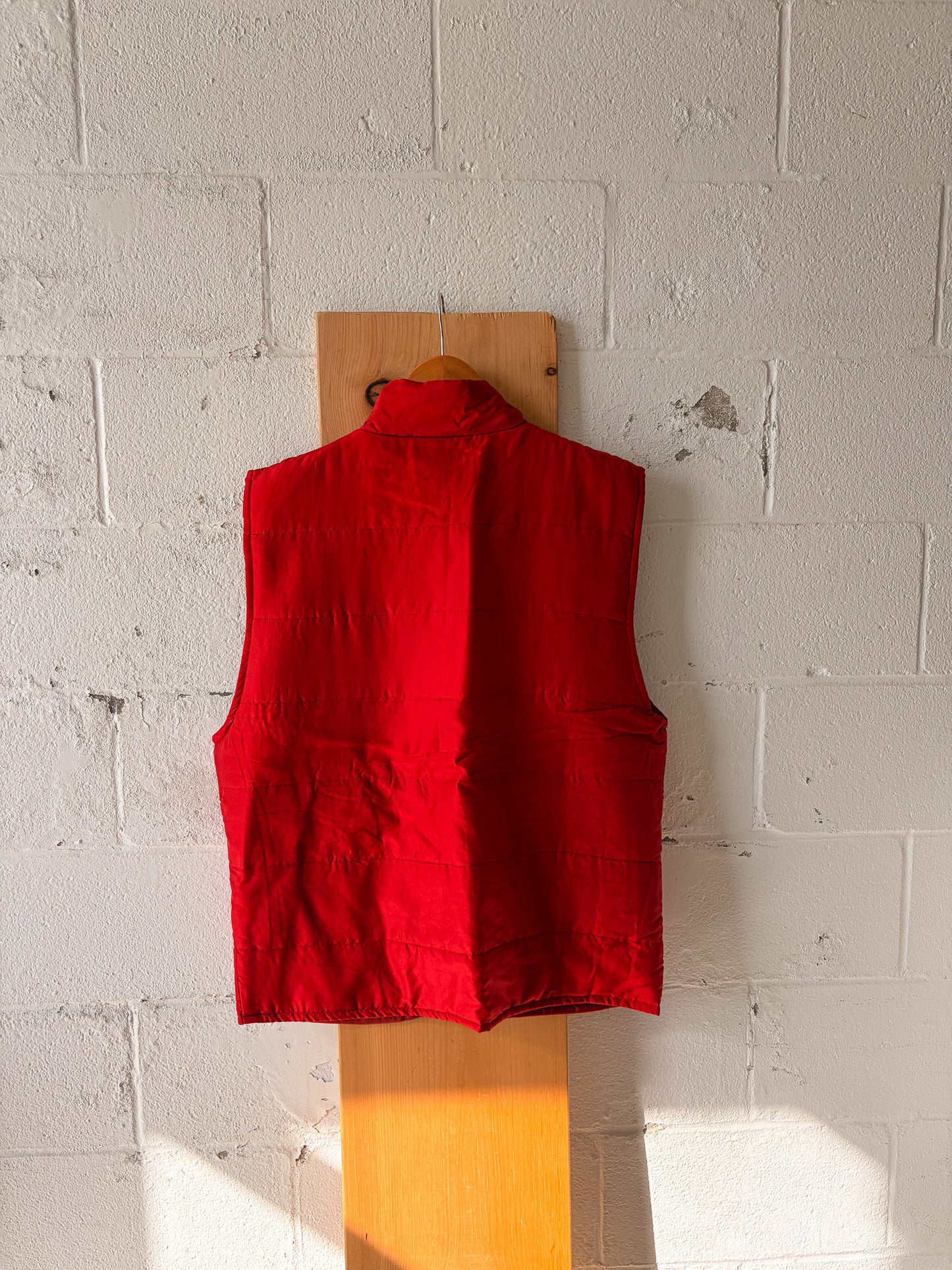 Red Silk Vest : M
