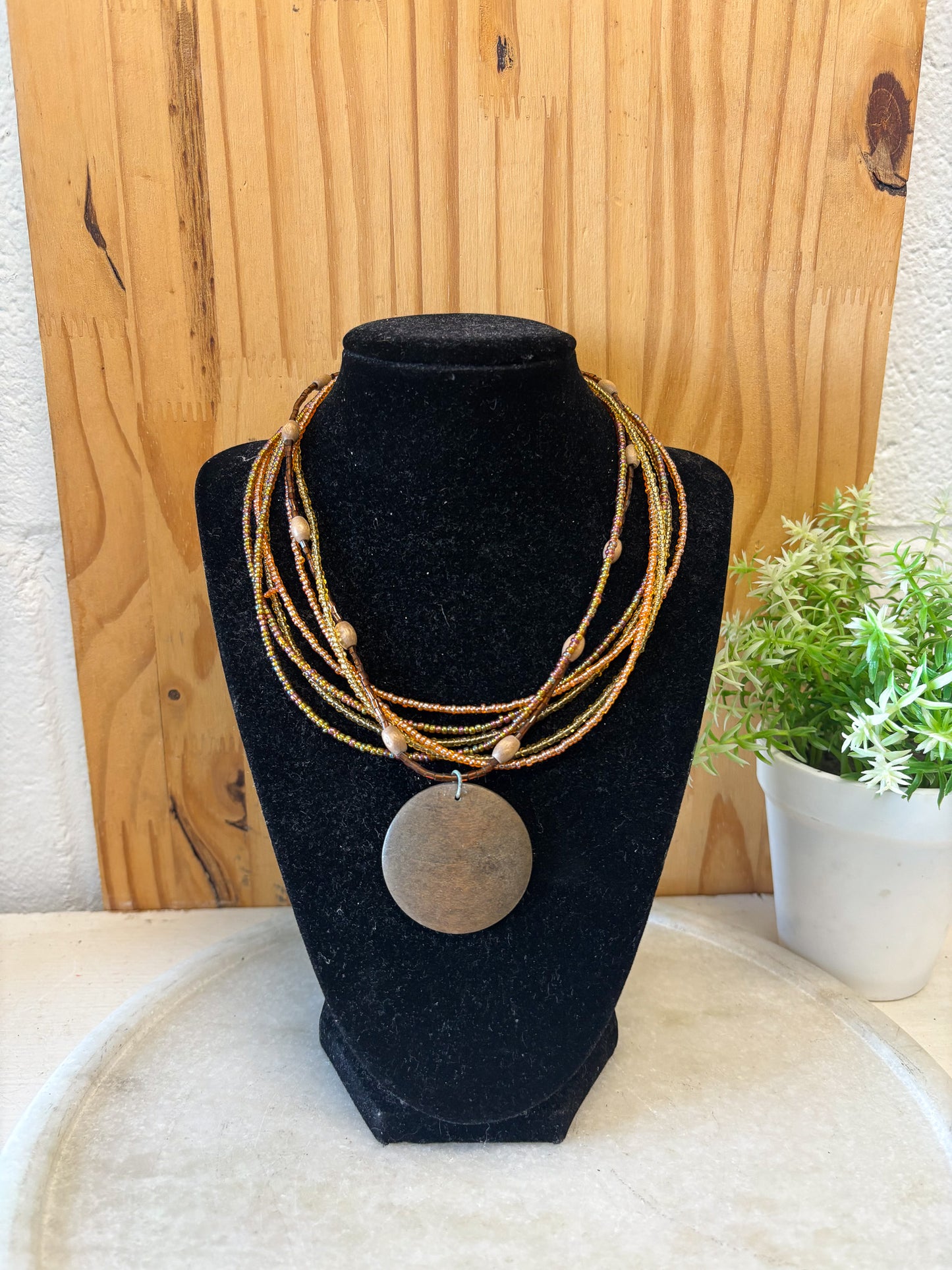 Beaded Fall Necklace