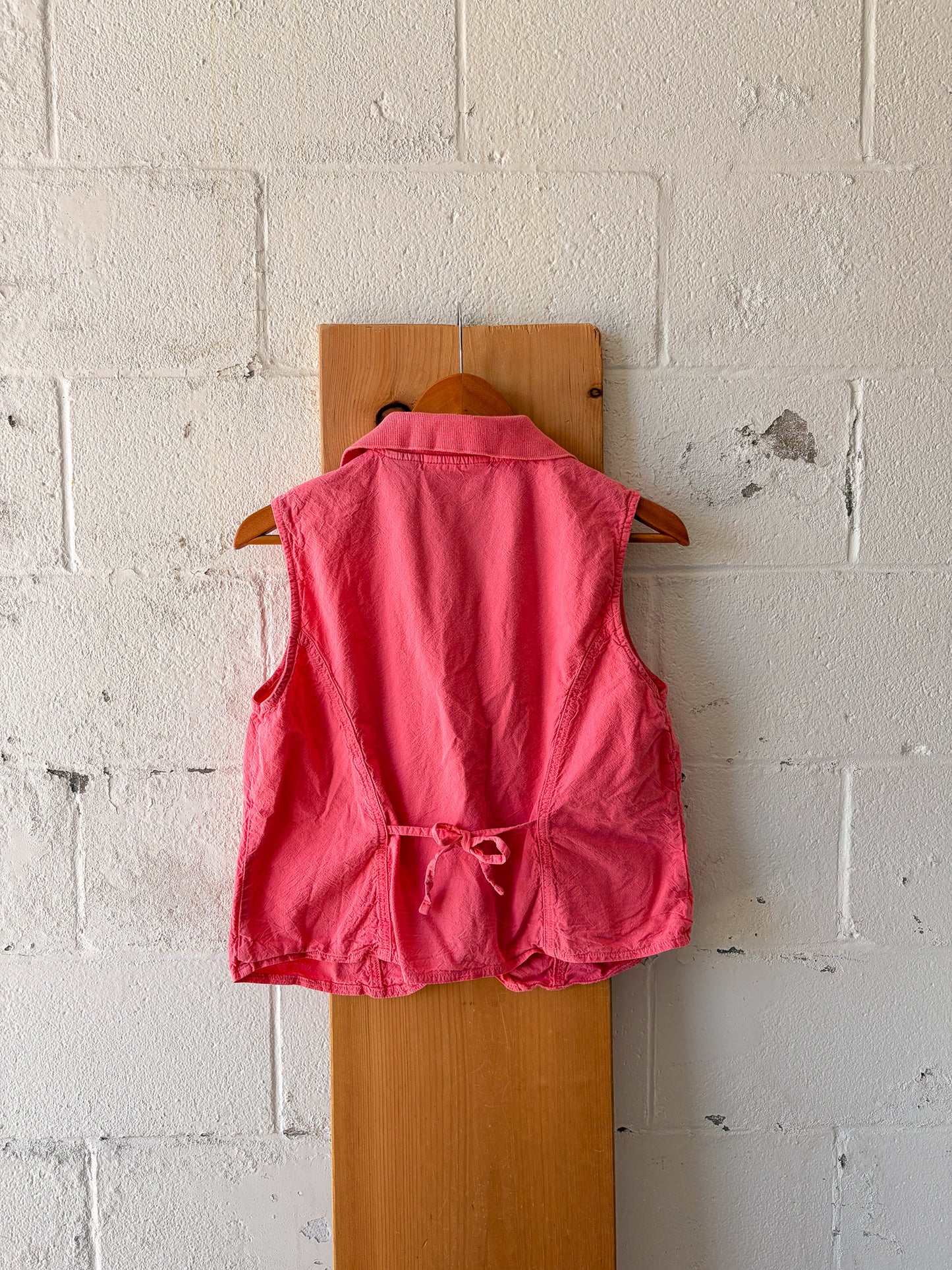 Vtg Pink Vest : M