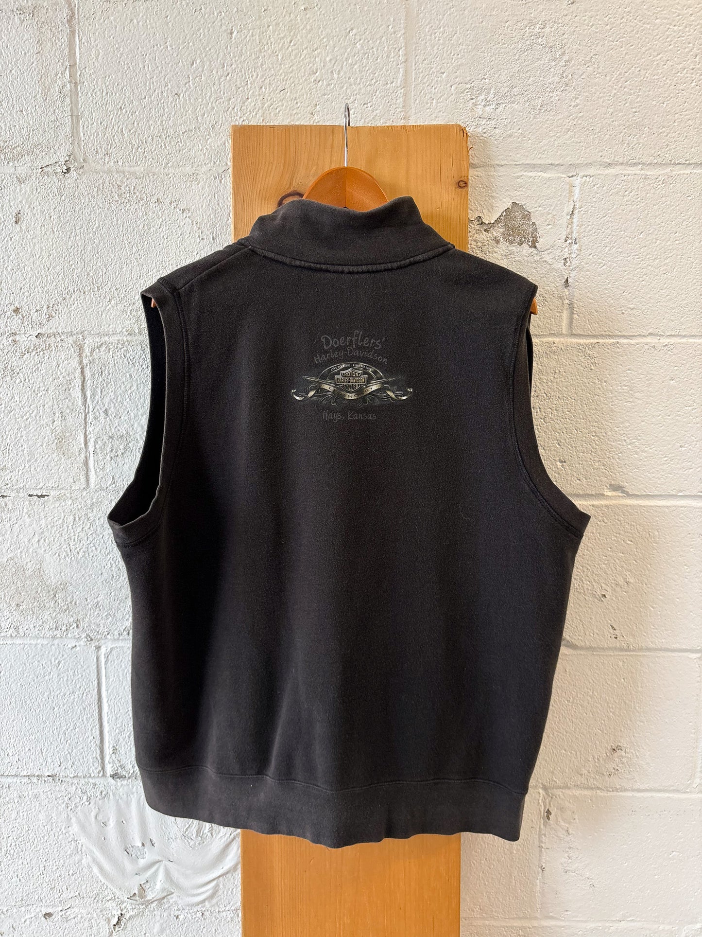 Harley Zip Up Vest : 3XL