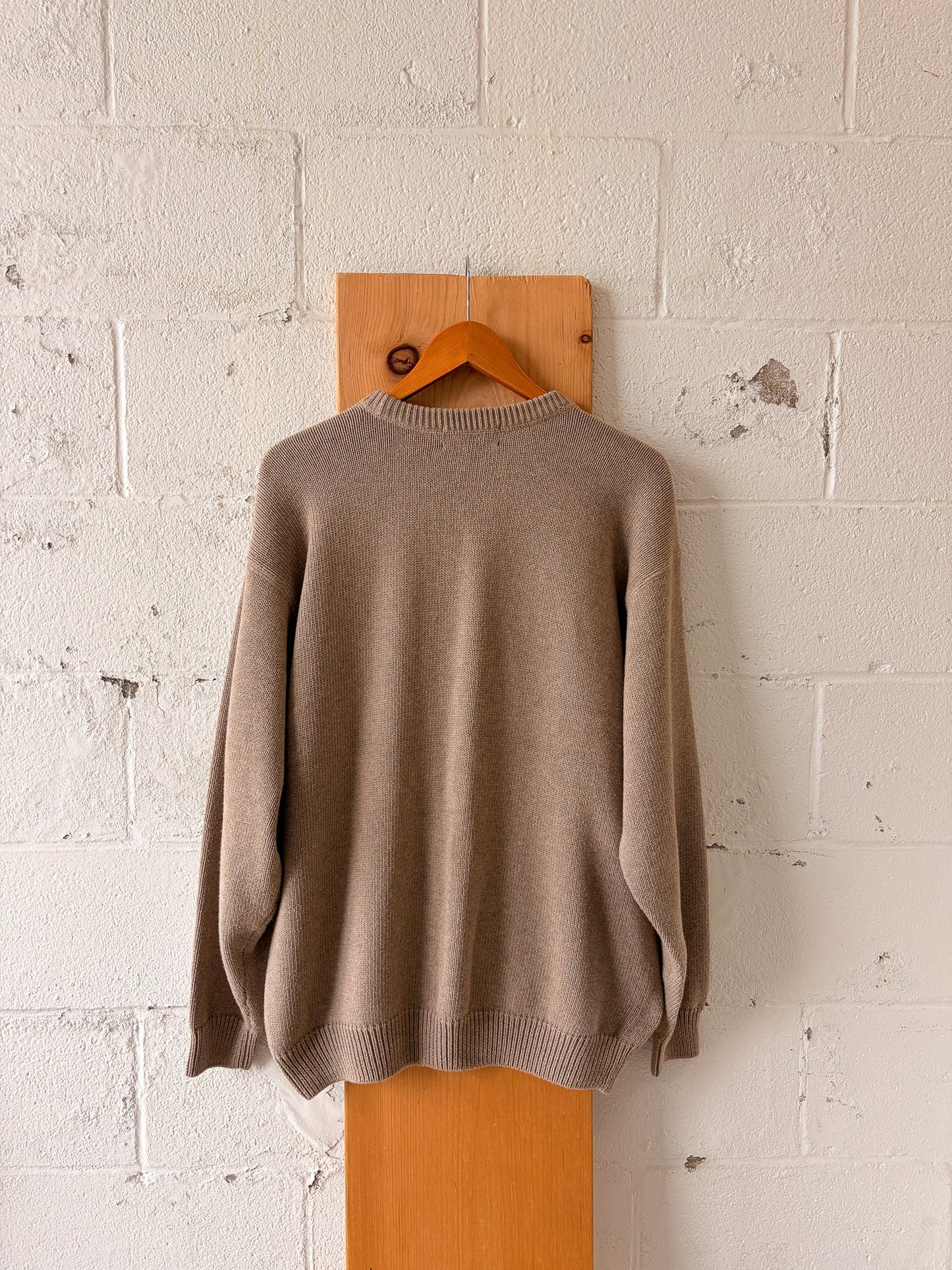 Oatmeal Brown Sweater : L