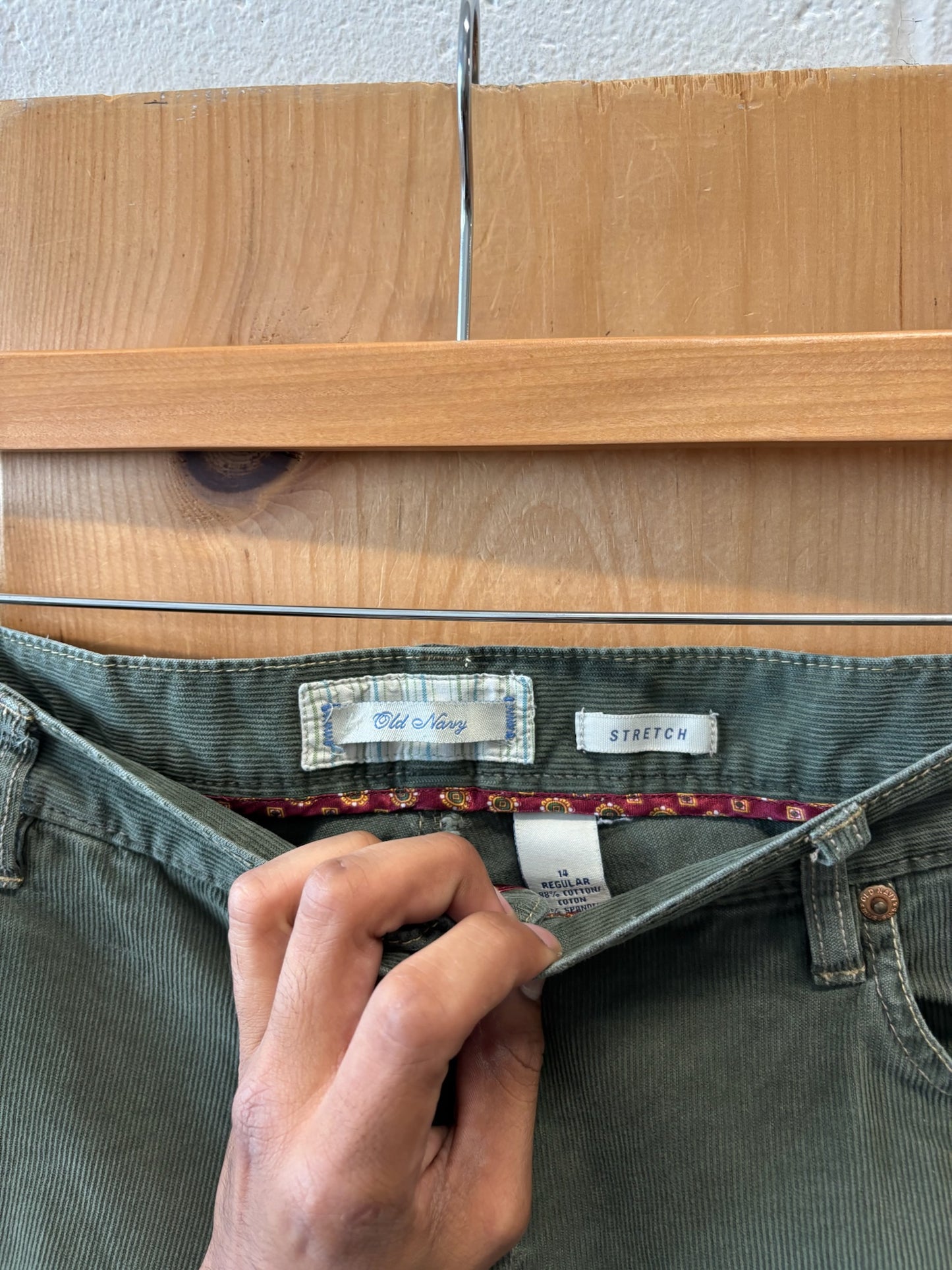 ‘05 Green Corded Pants : 14