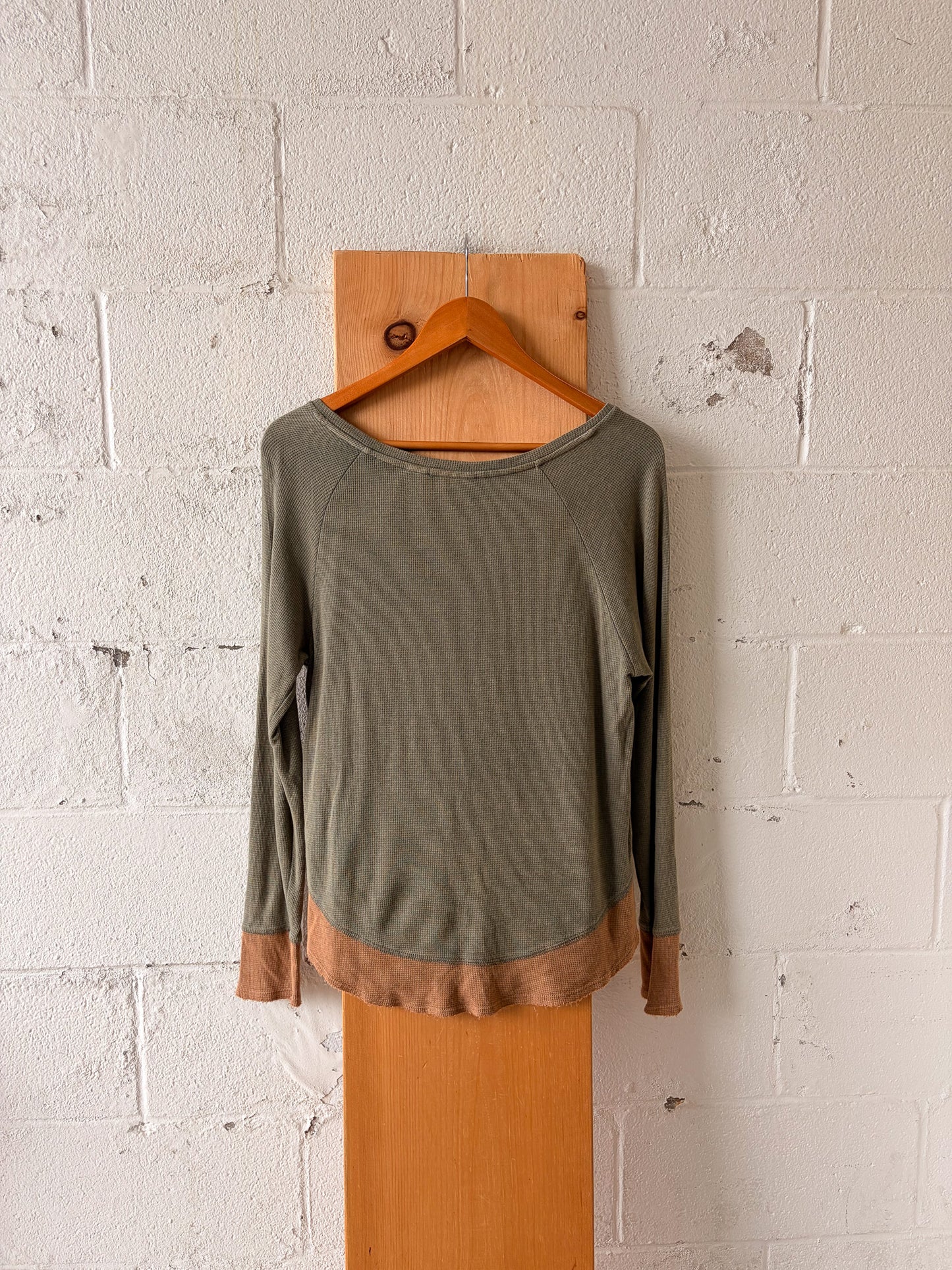 Green & Brown Thermal Harley Top : M