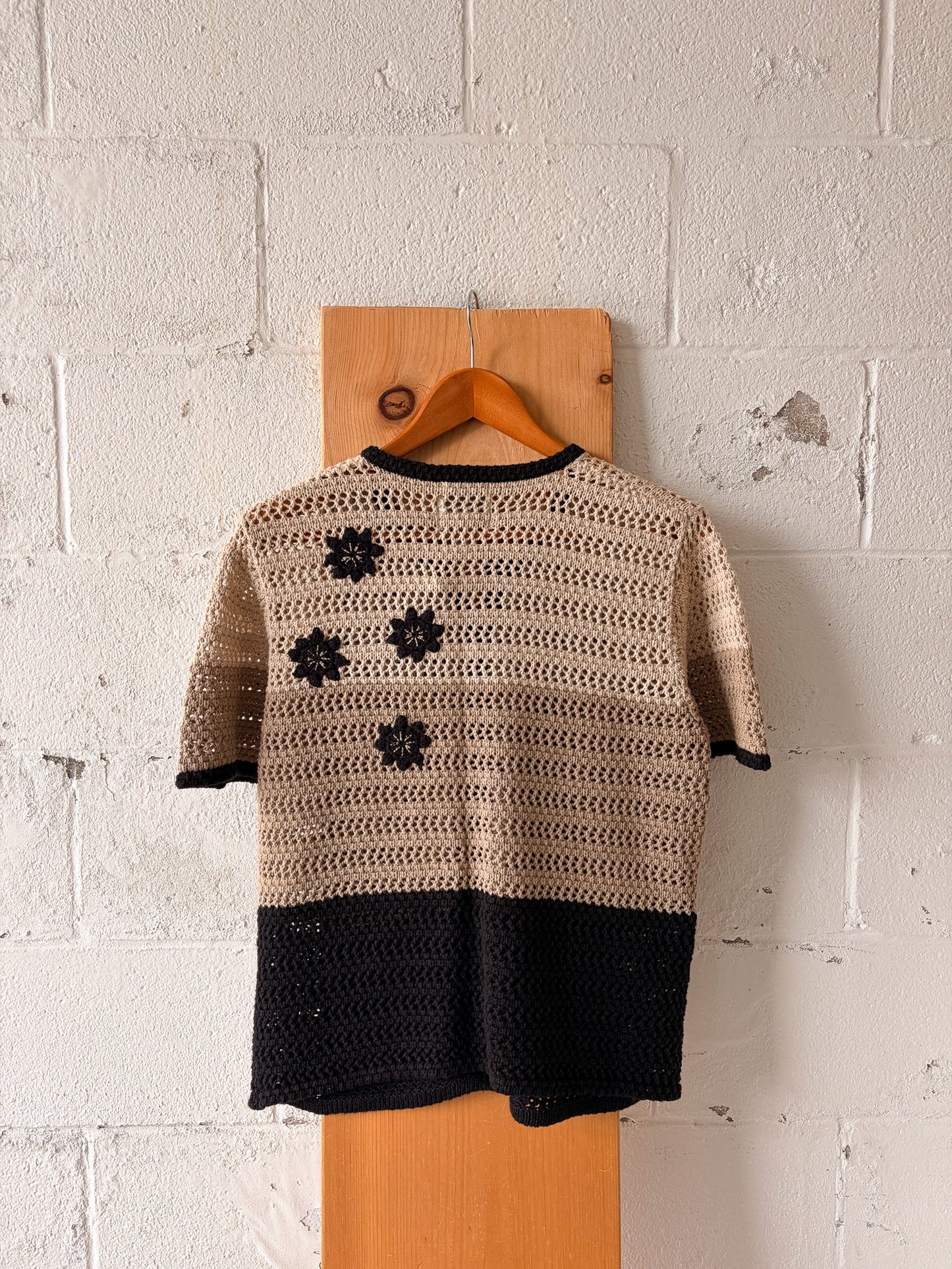 Floral Hand Embroidered Cardigan : M