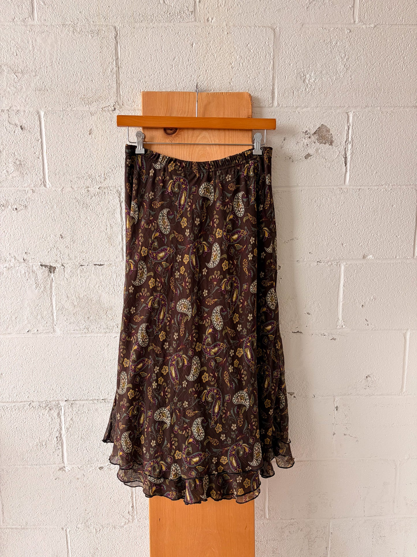 Brown Paisley Skirt : 14