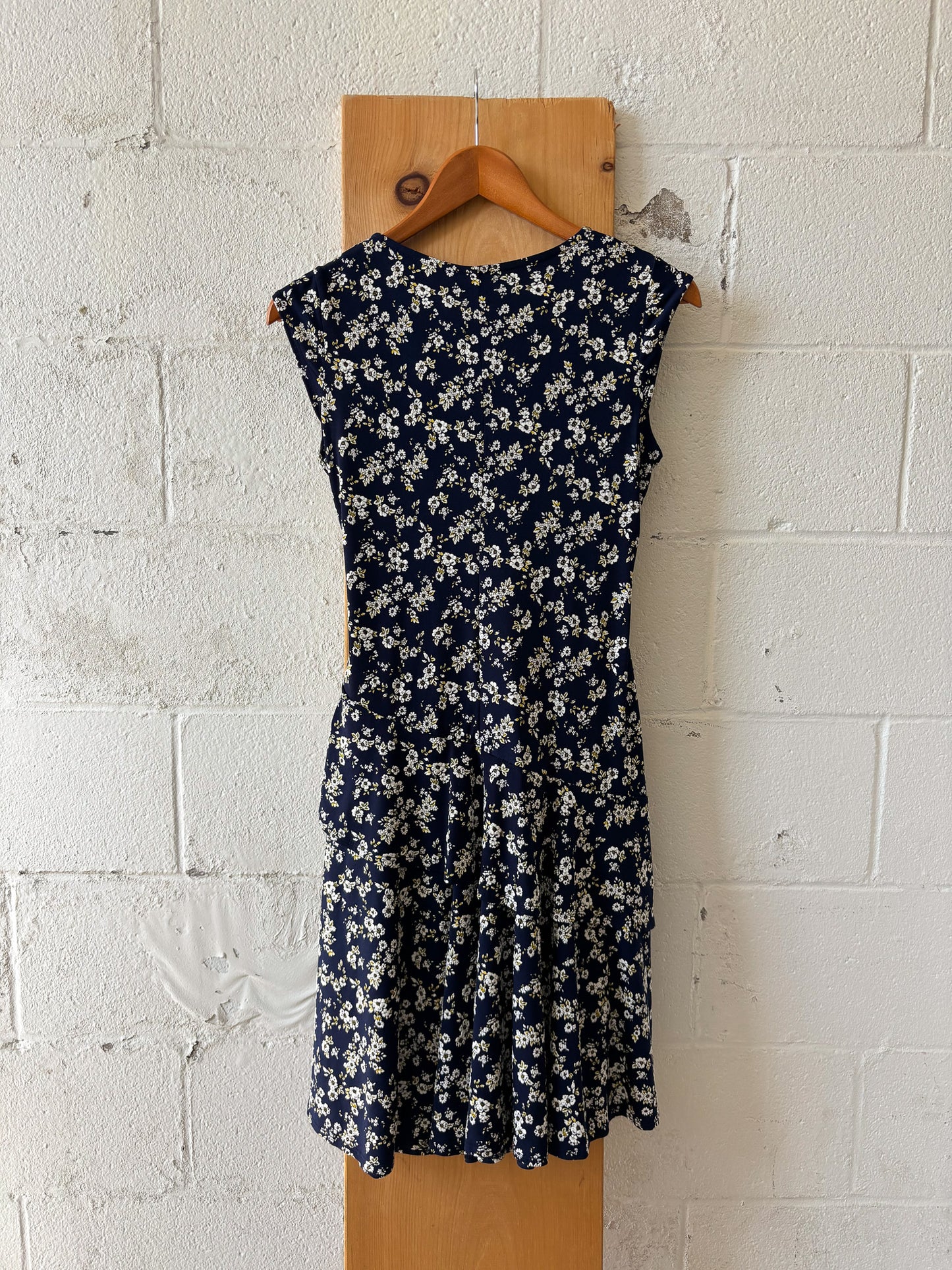 Floral Navy Dress : S