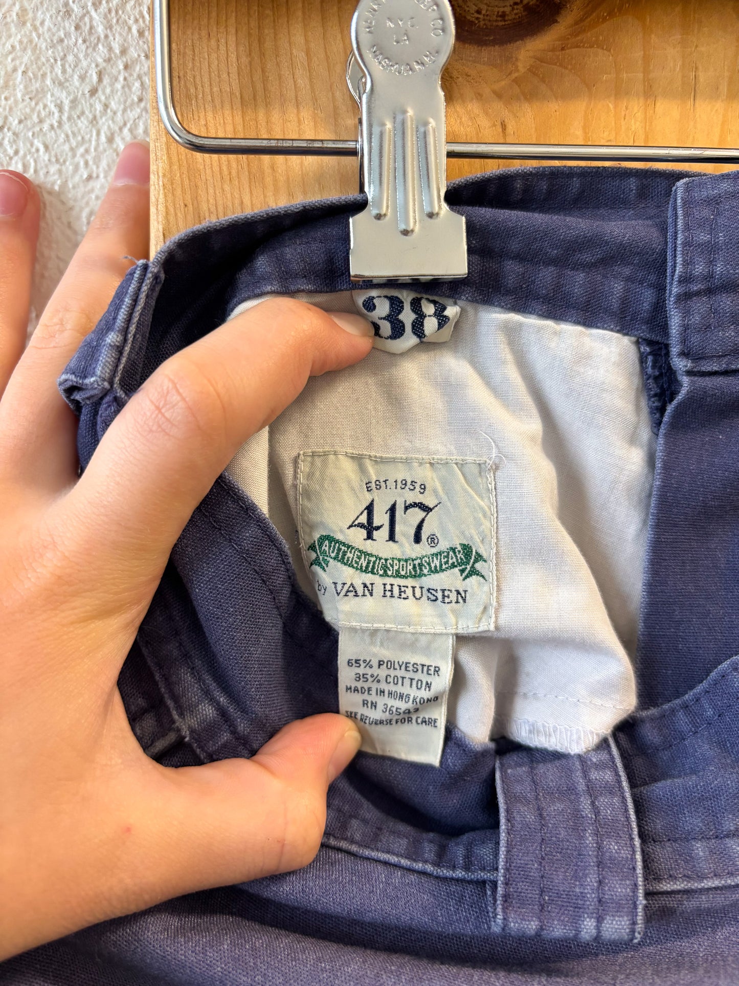 Vtg Blue Cargo Shorts : 35W