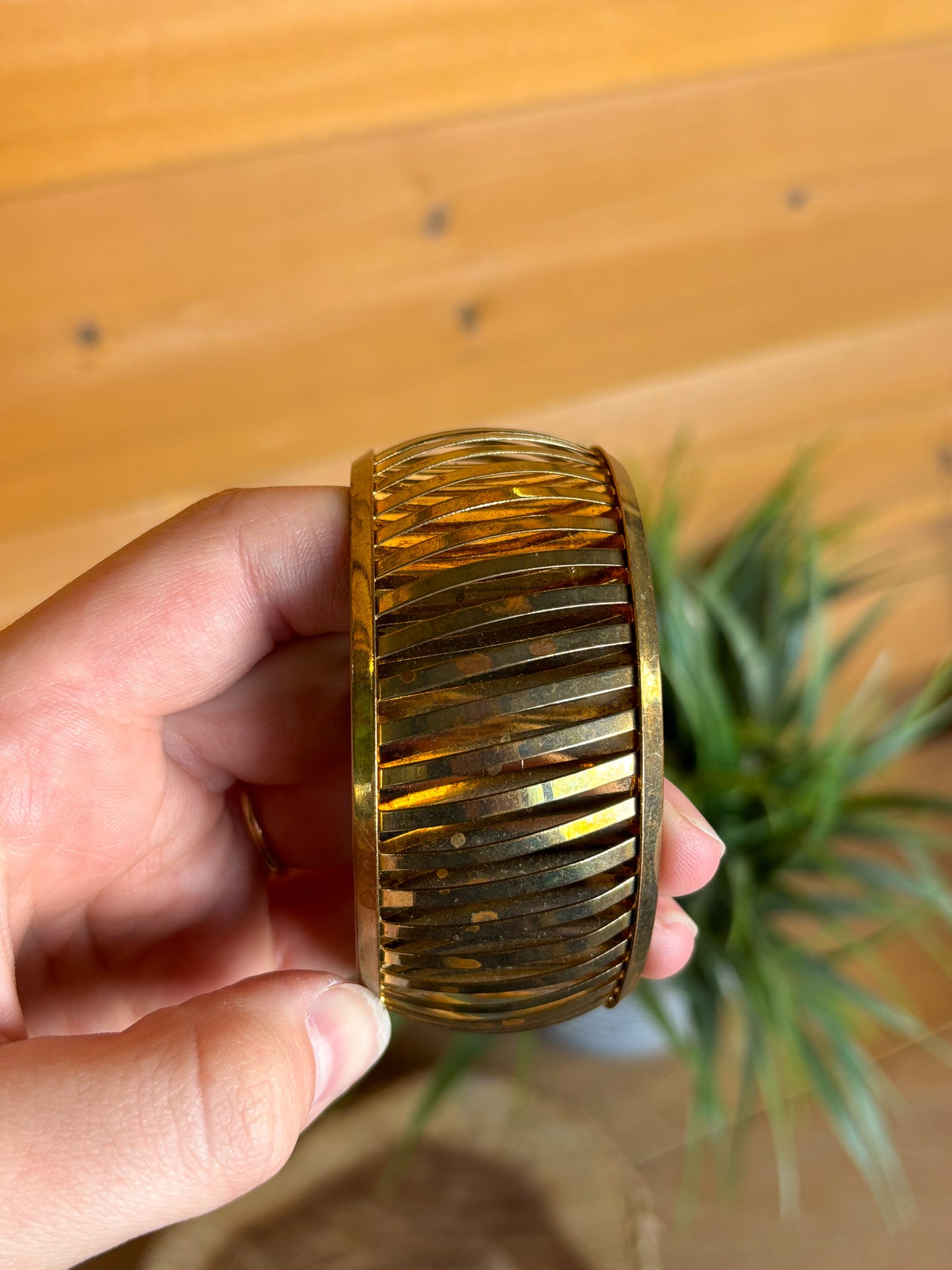 Gold Tone Bangle