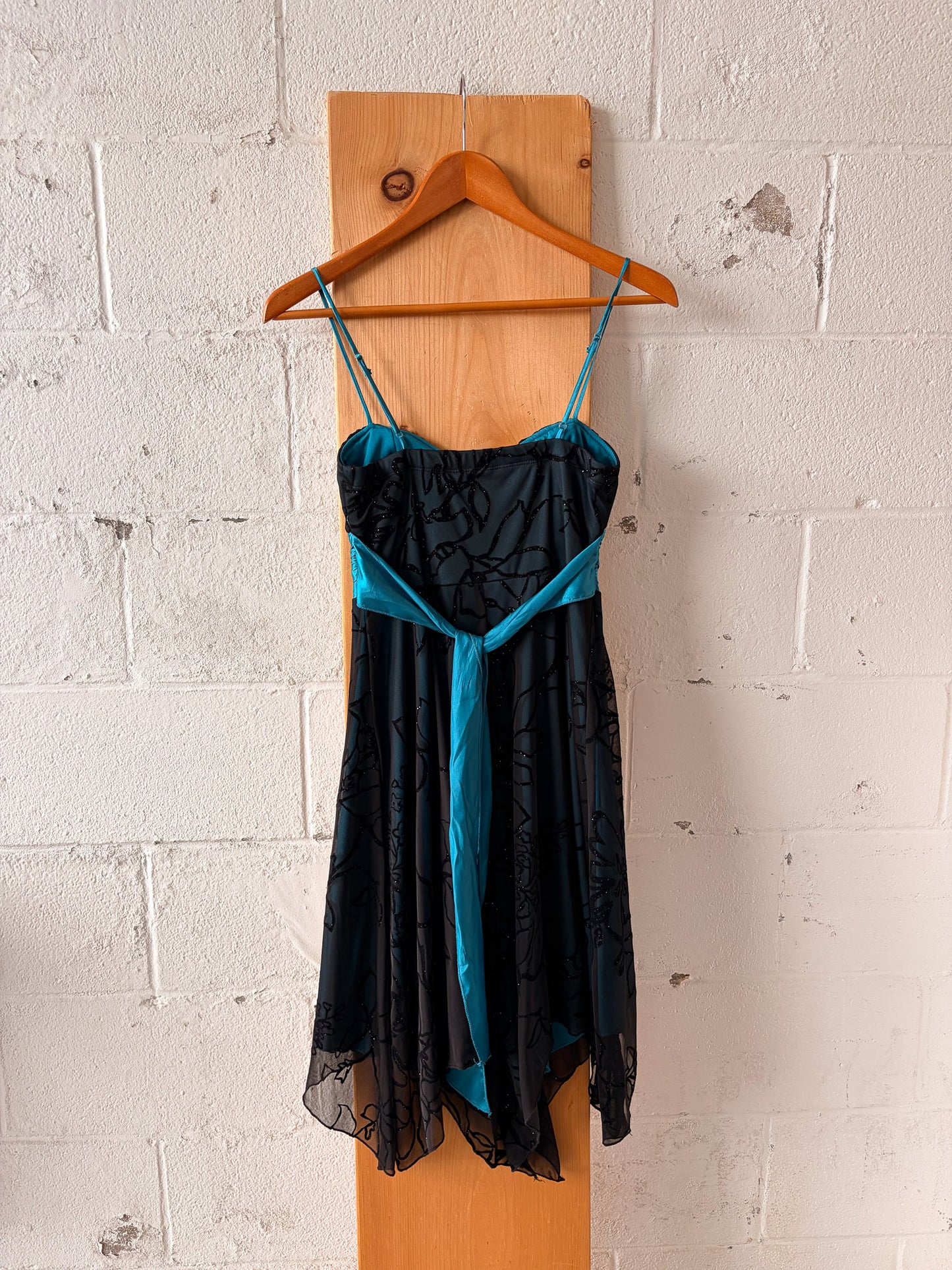 Y2K Speechless Turquoise Dress : XS