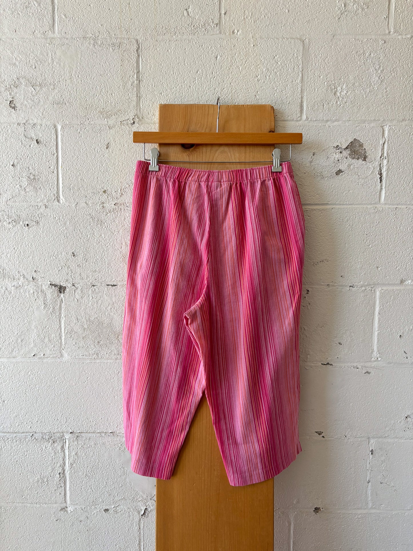 Striped Pink Capris : 14P