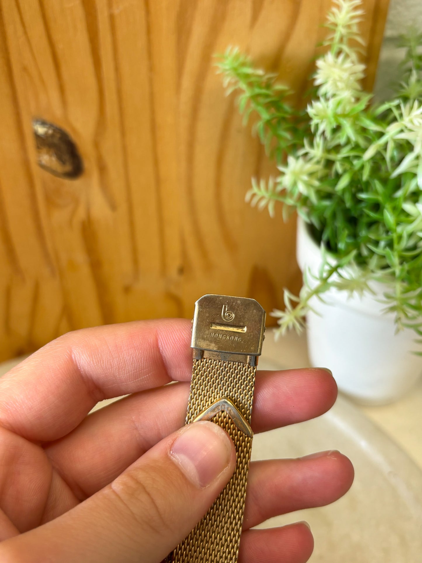 Vtg 1962 Swiss Made Gold Mickey Watch (as is)