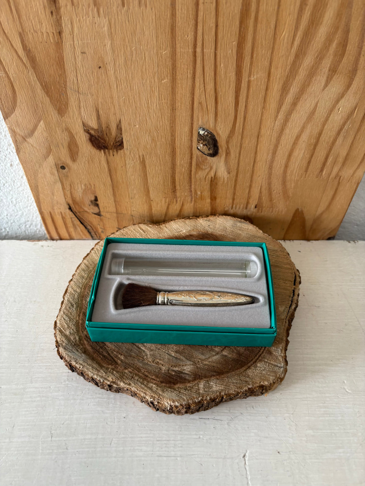 Vtg Towle Silver Cosmetic Brush