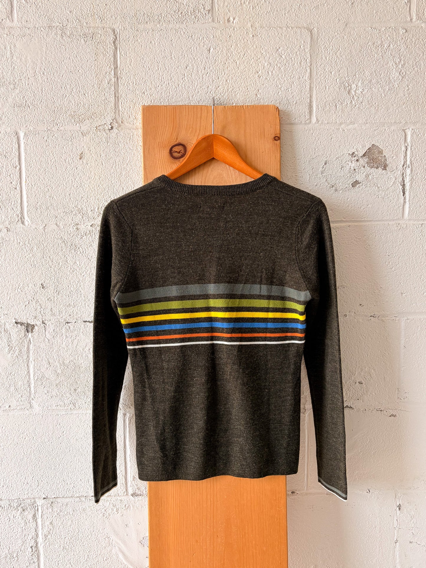 Vtg Striped Sweater : M