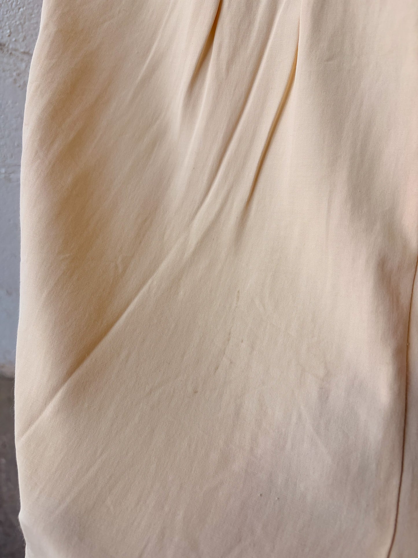 Vtg Ivory Button Down Dress : 7/8