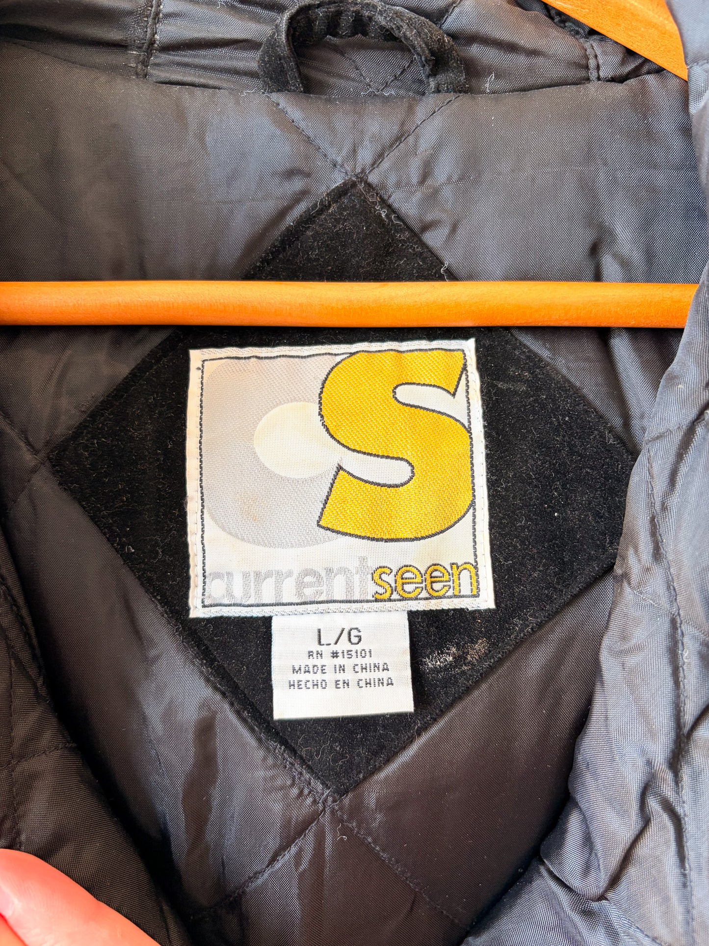 Vtg Black Coat : L (Local Pick Up Only)