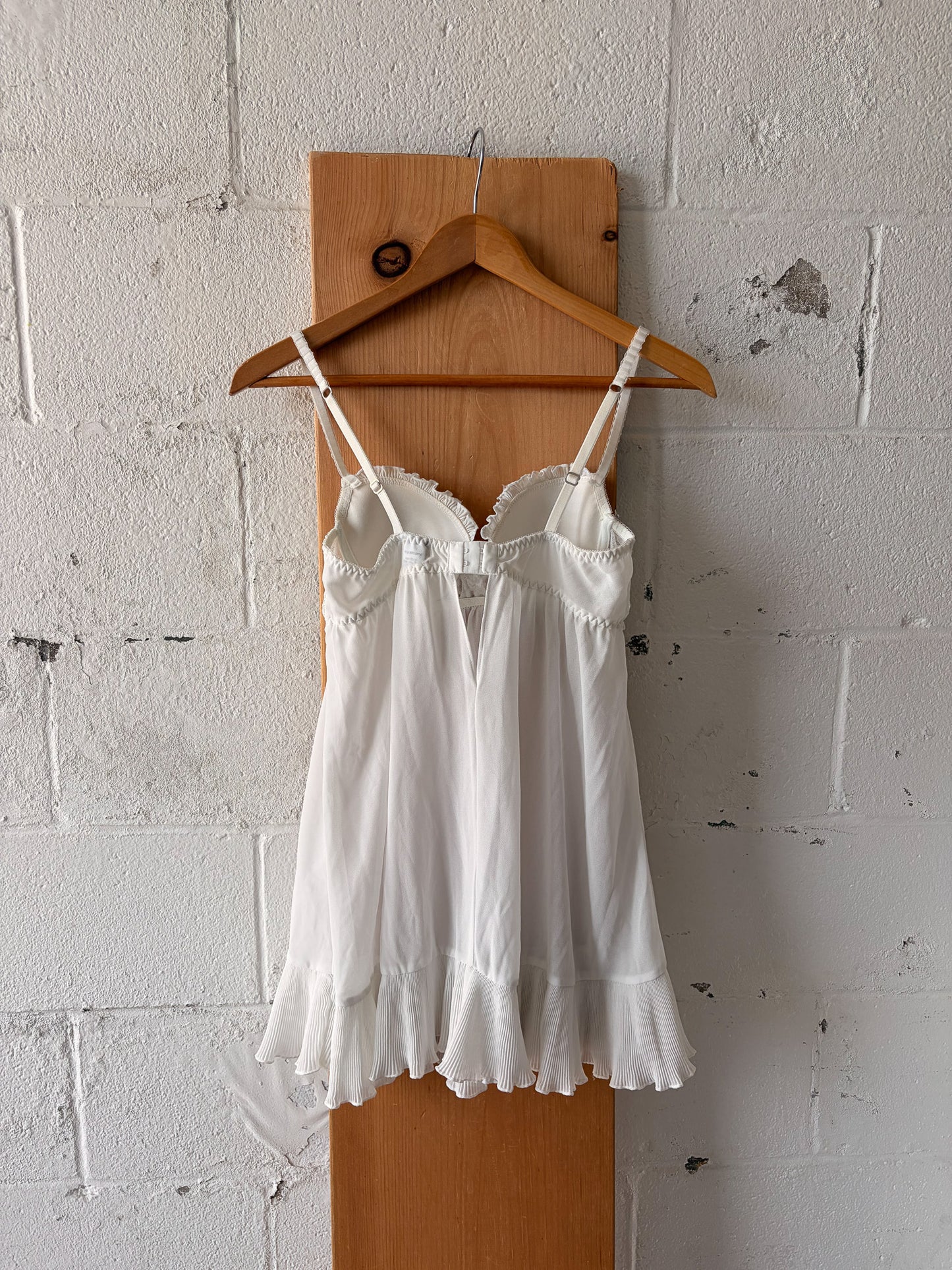 White Babydoll Slip : S