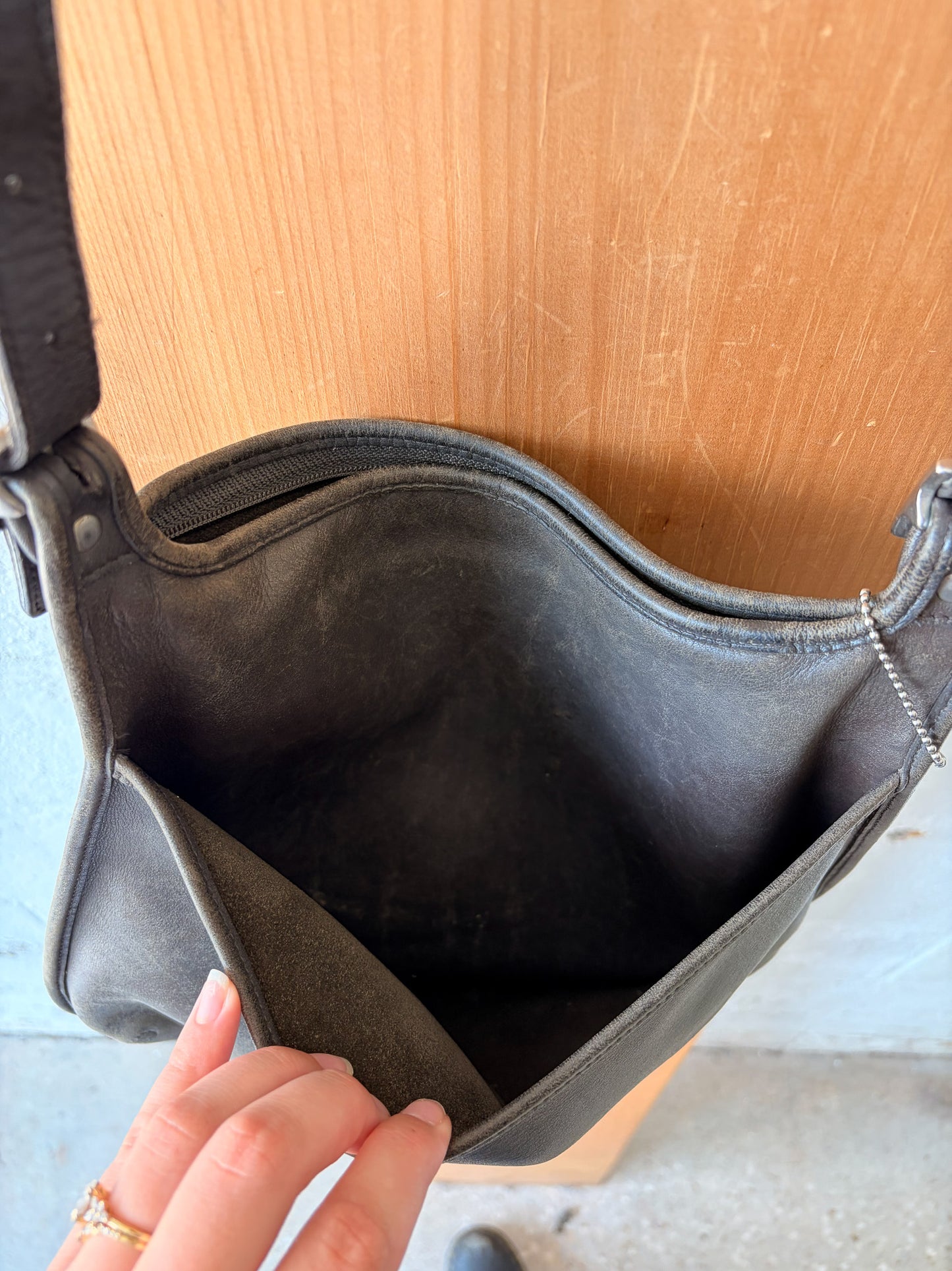 Vtg Coach Slim Hippie Crossbody Purse