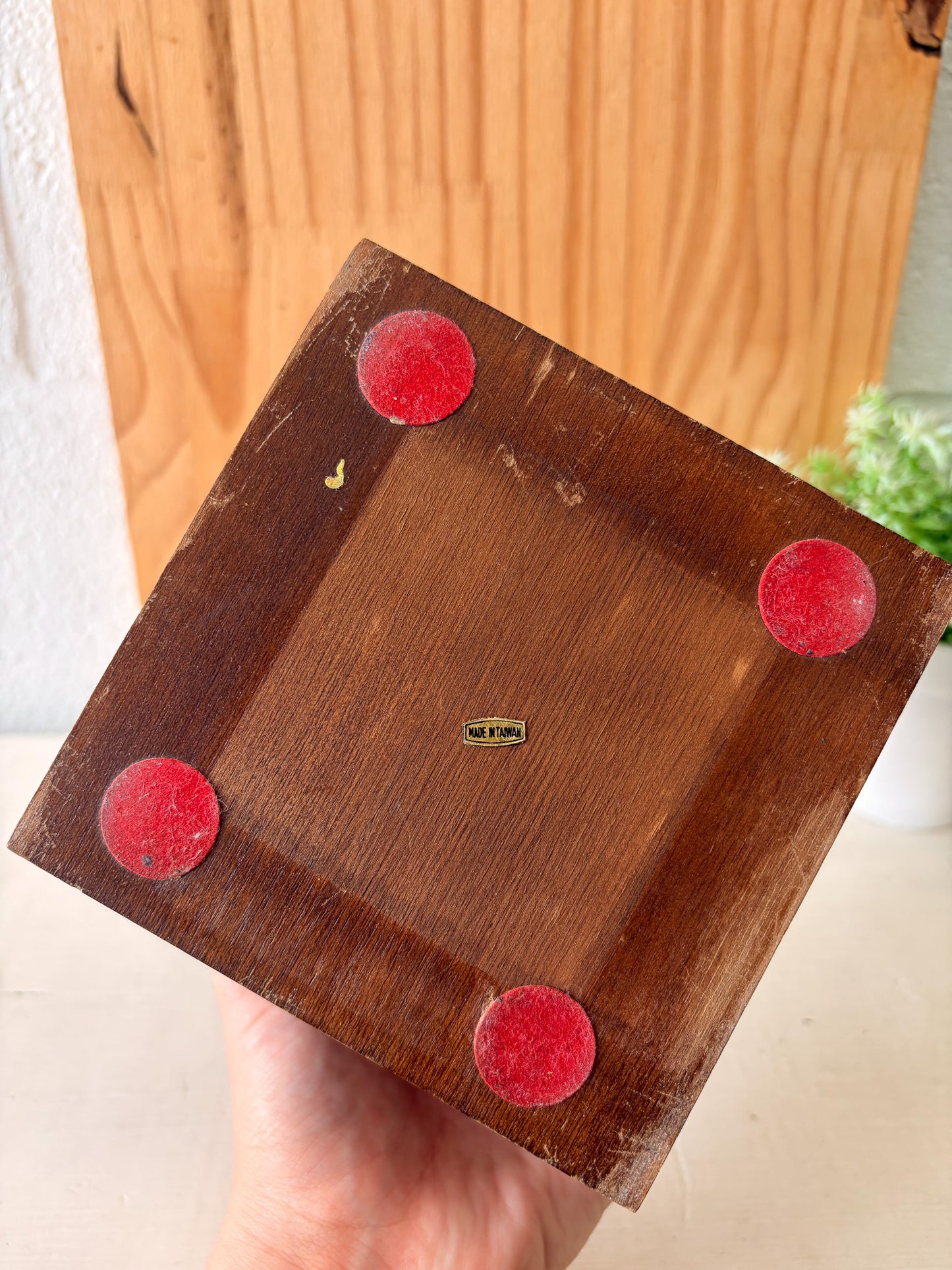 Vtg Wooden Hand Crank Coffee Bean Grinder (Local Pick Up Only)