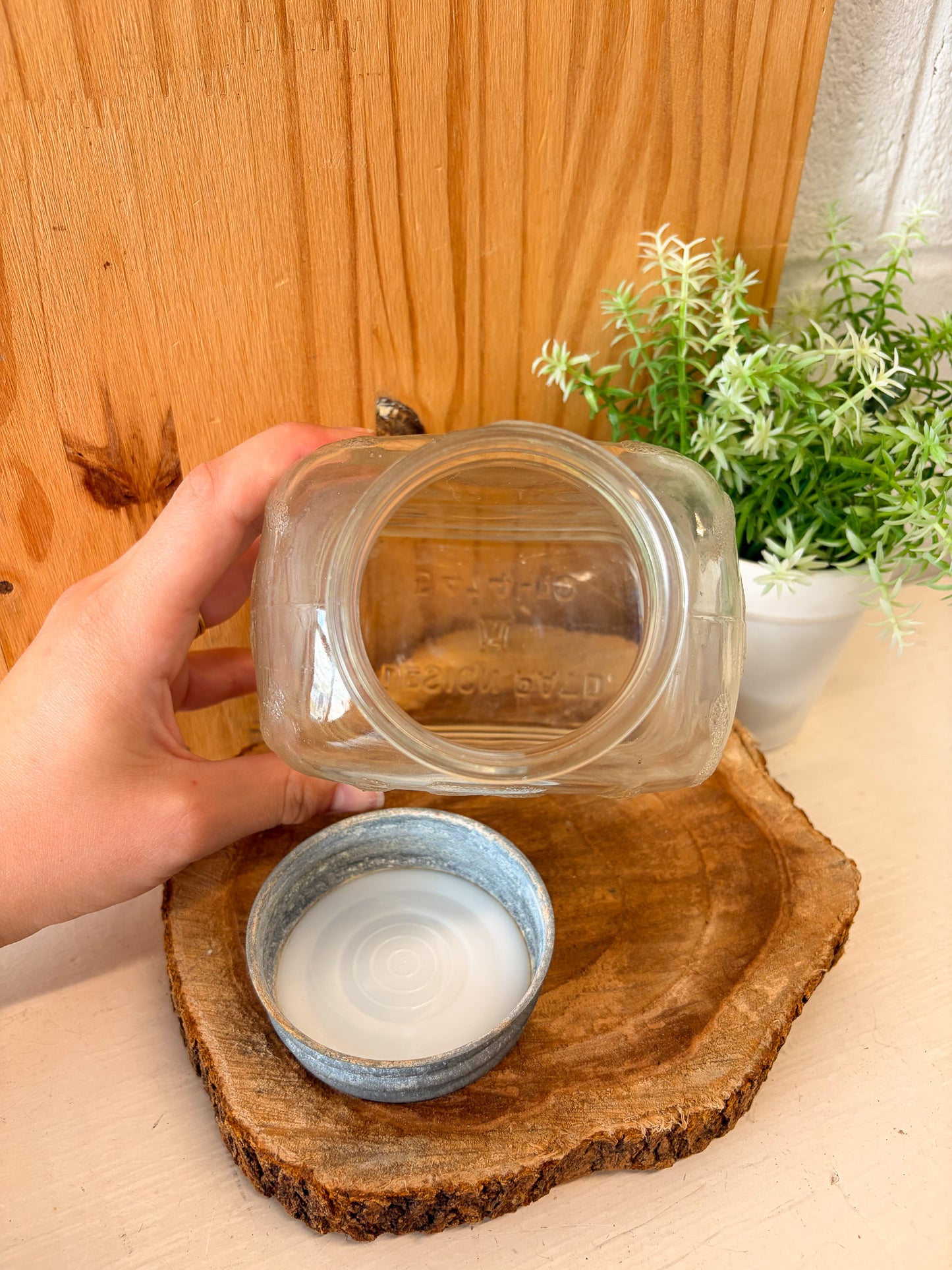 Vtg Glass Peanut Butter Jar (Local Pick Up Only)