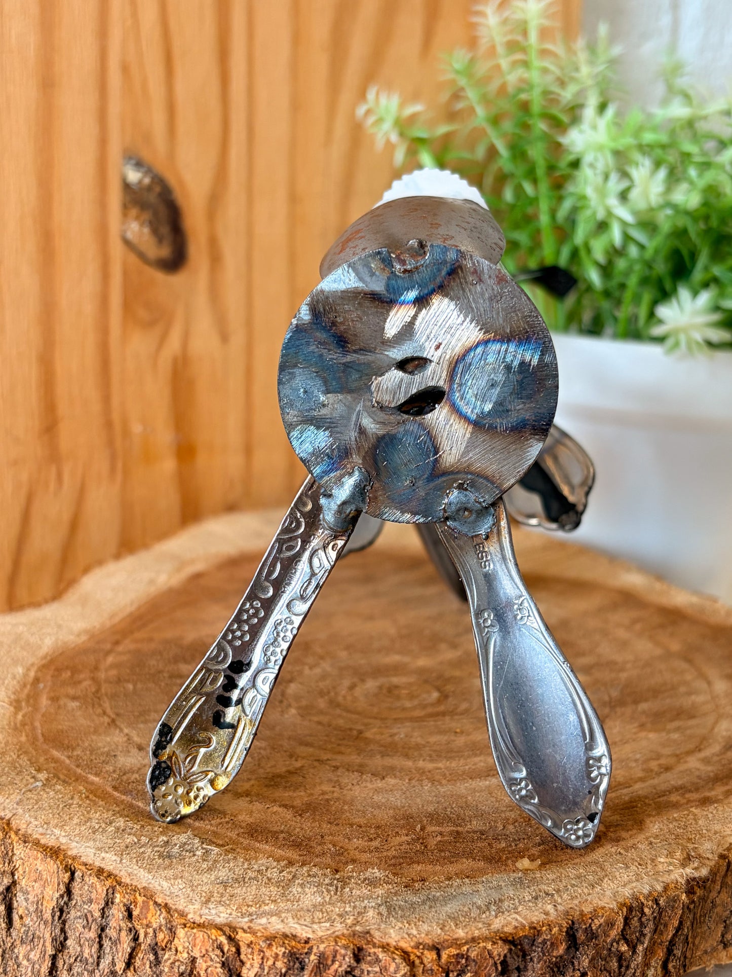 Funky Metal Spoon Sculpture (Local Pick Up Only)