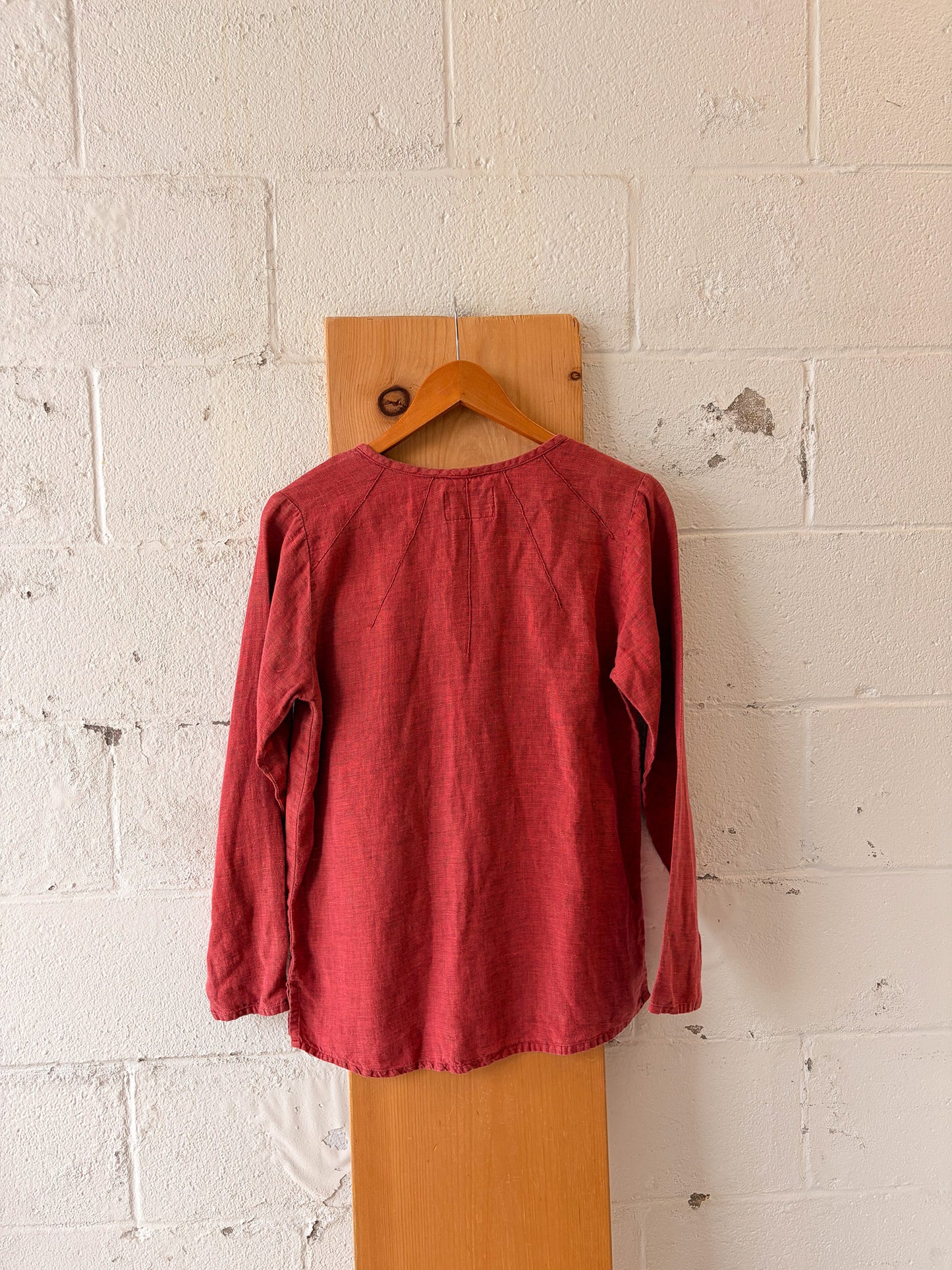 Flax Linen Long Sleeve Top : PM