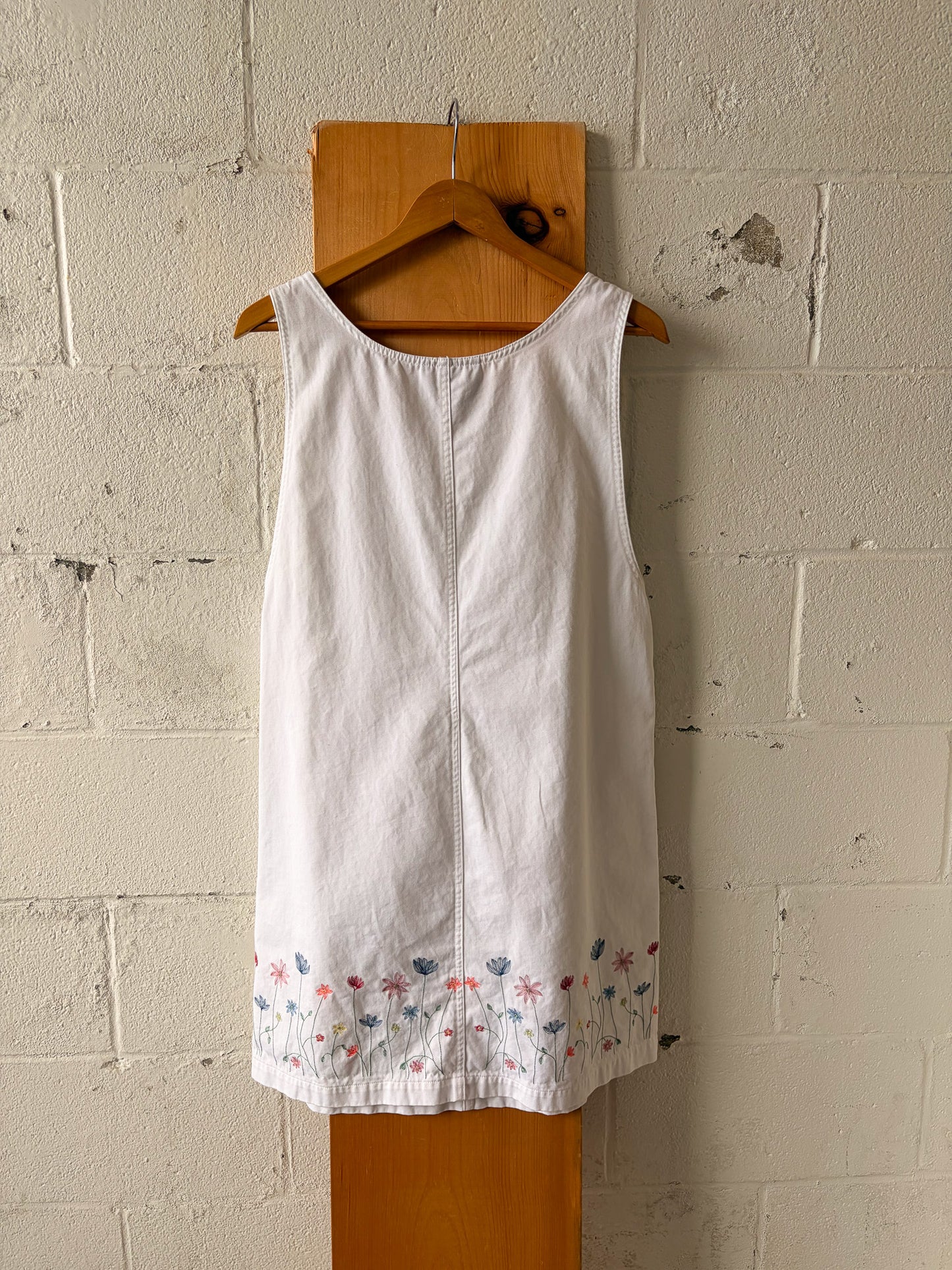 White Floral Jumper : M