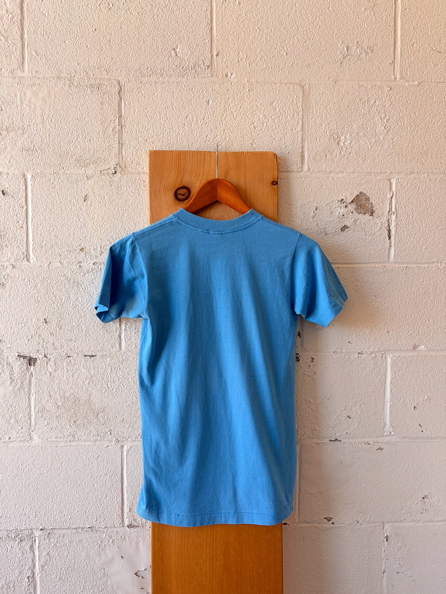 80s Blue Disney World Tee : S