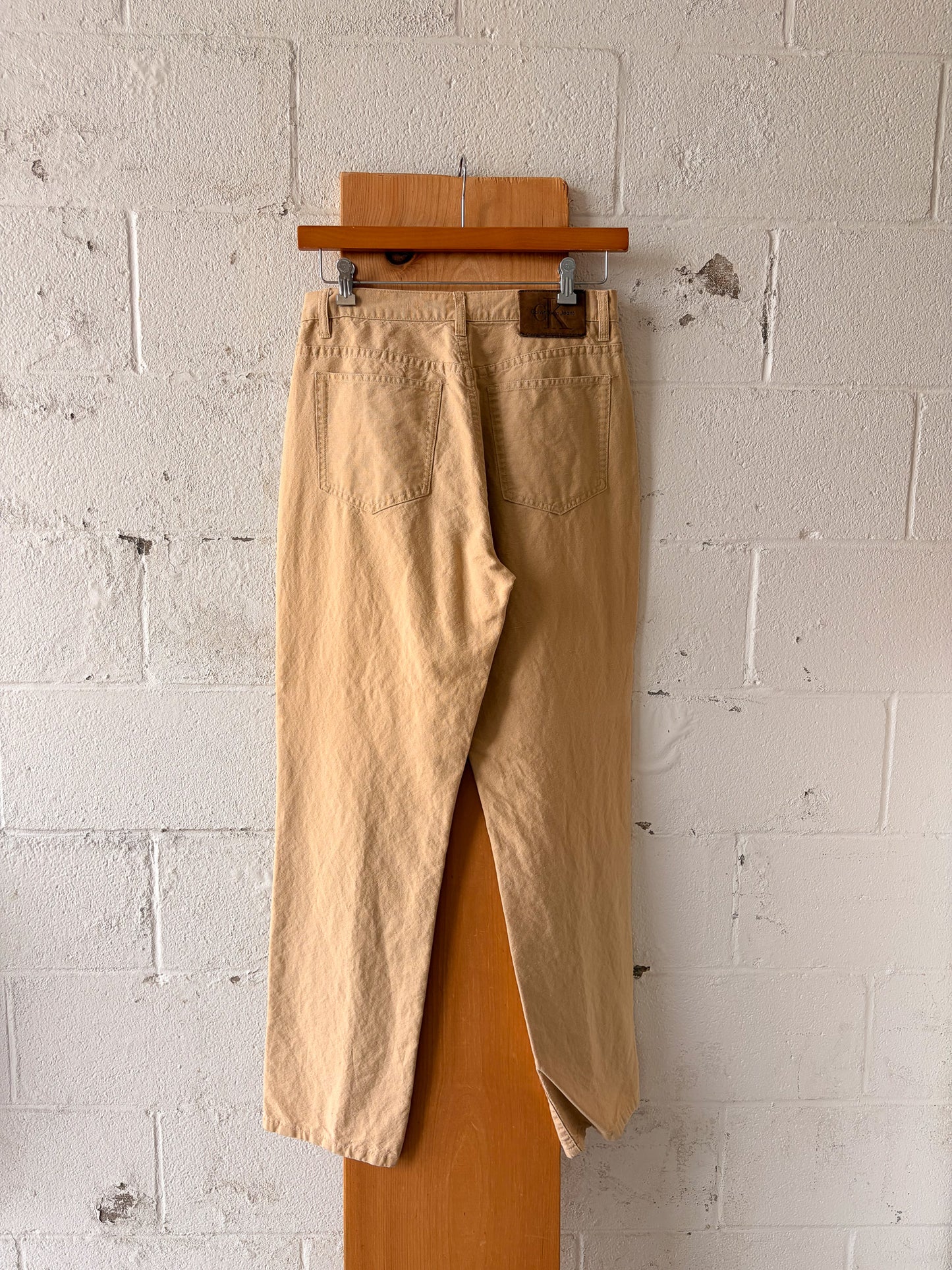 Vtg Tan Calvin Klein Pants : 12