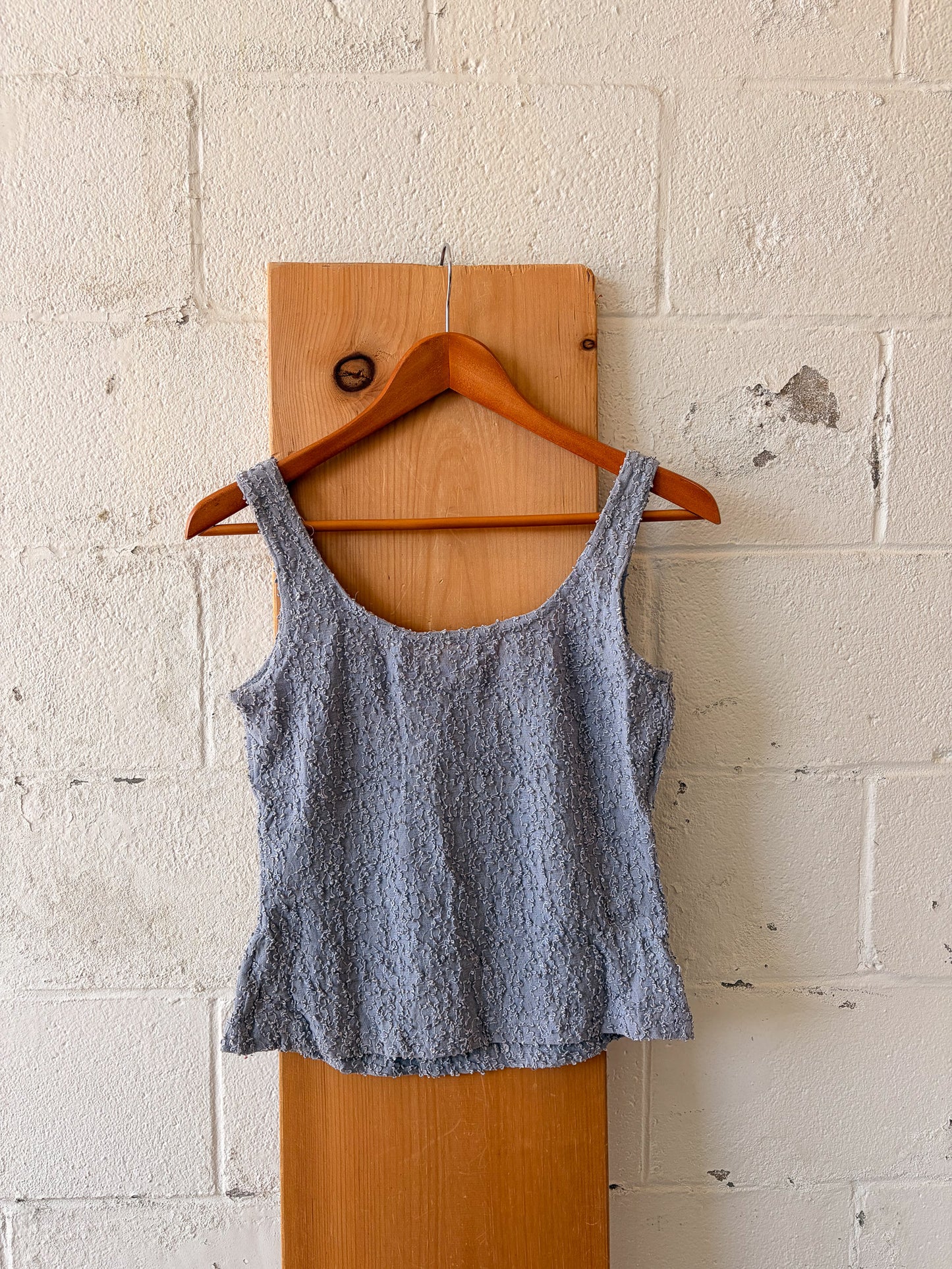 Vtg Textured Lilac Tank : M