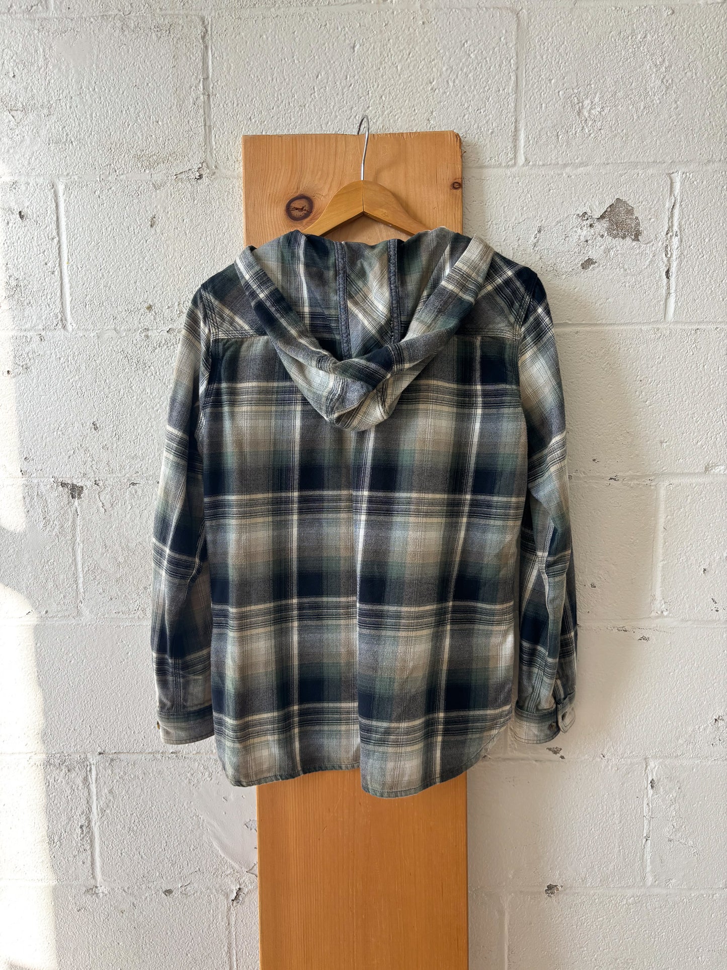 Hooded Carhartt Flannel : Wms L