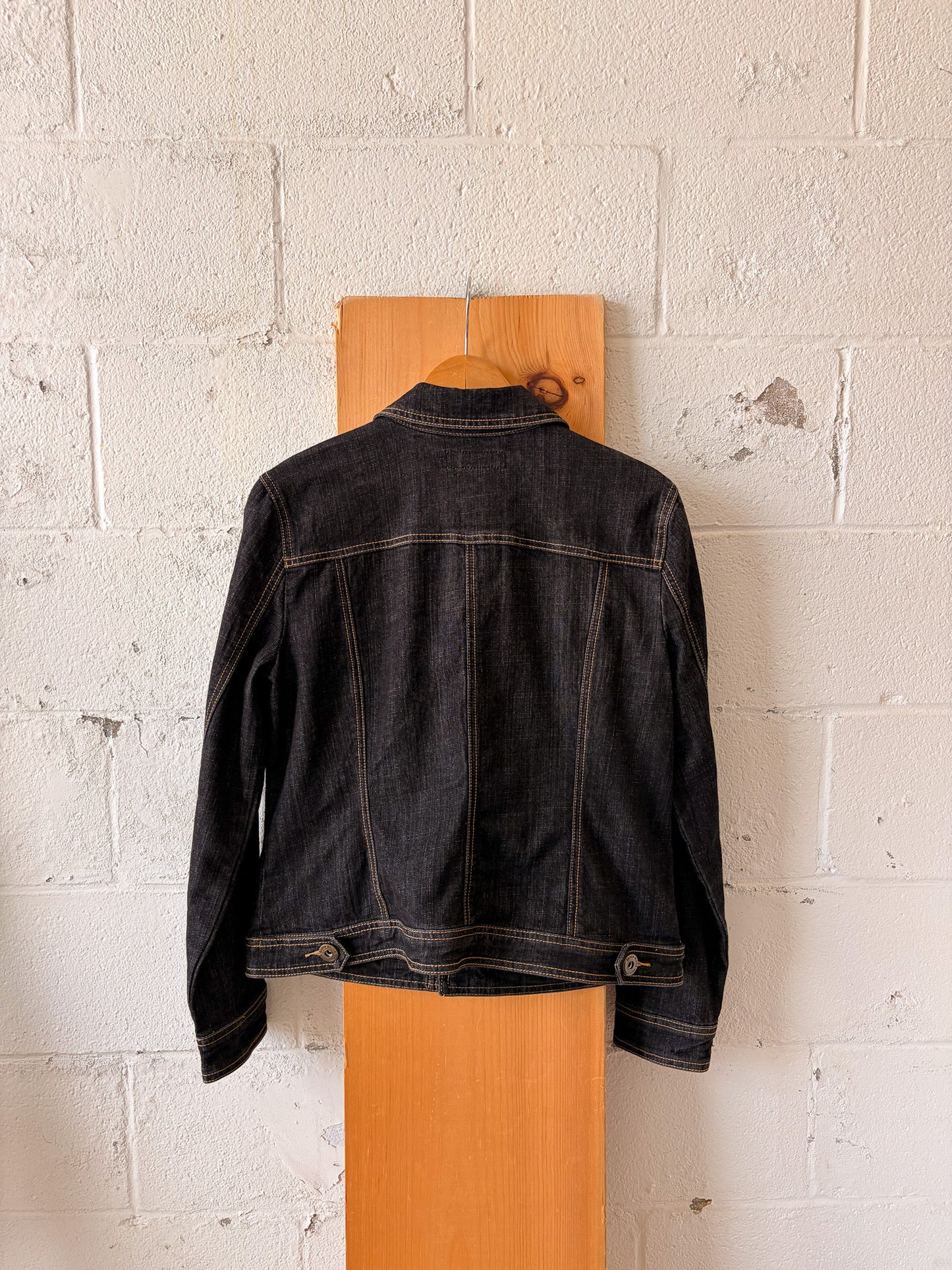 Dark Wash Denim Jacket : L