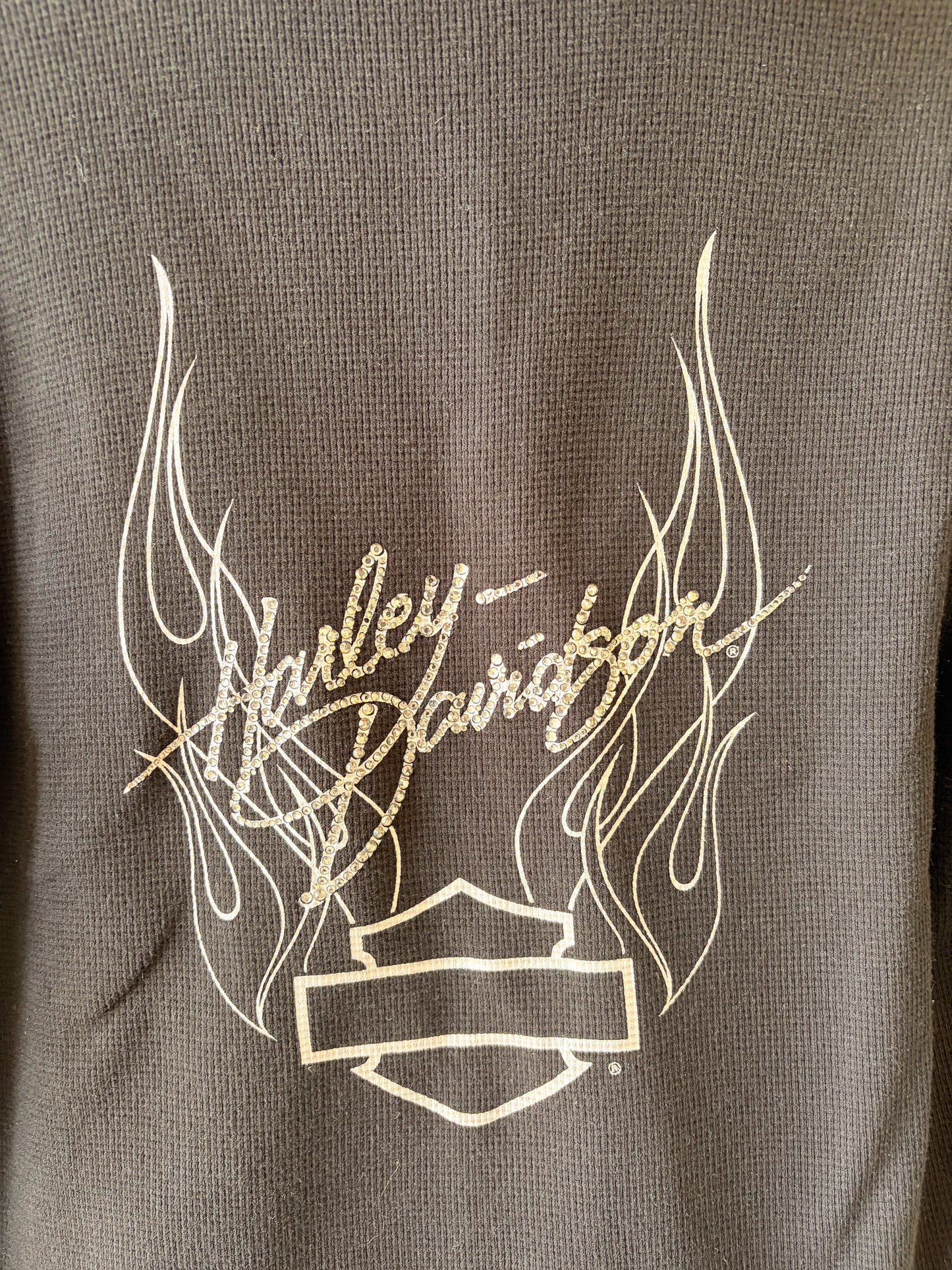 Hooded Harley Waffle Knit : XL