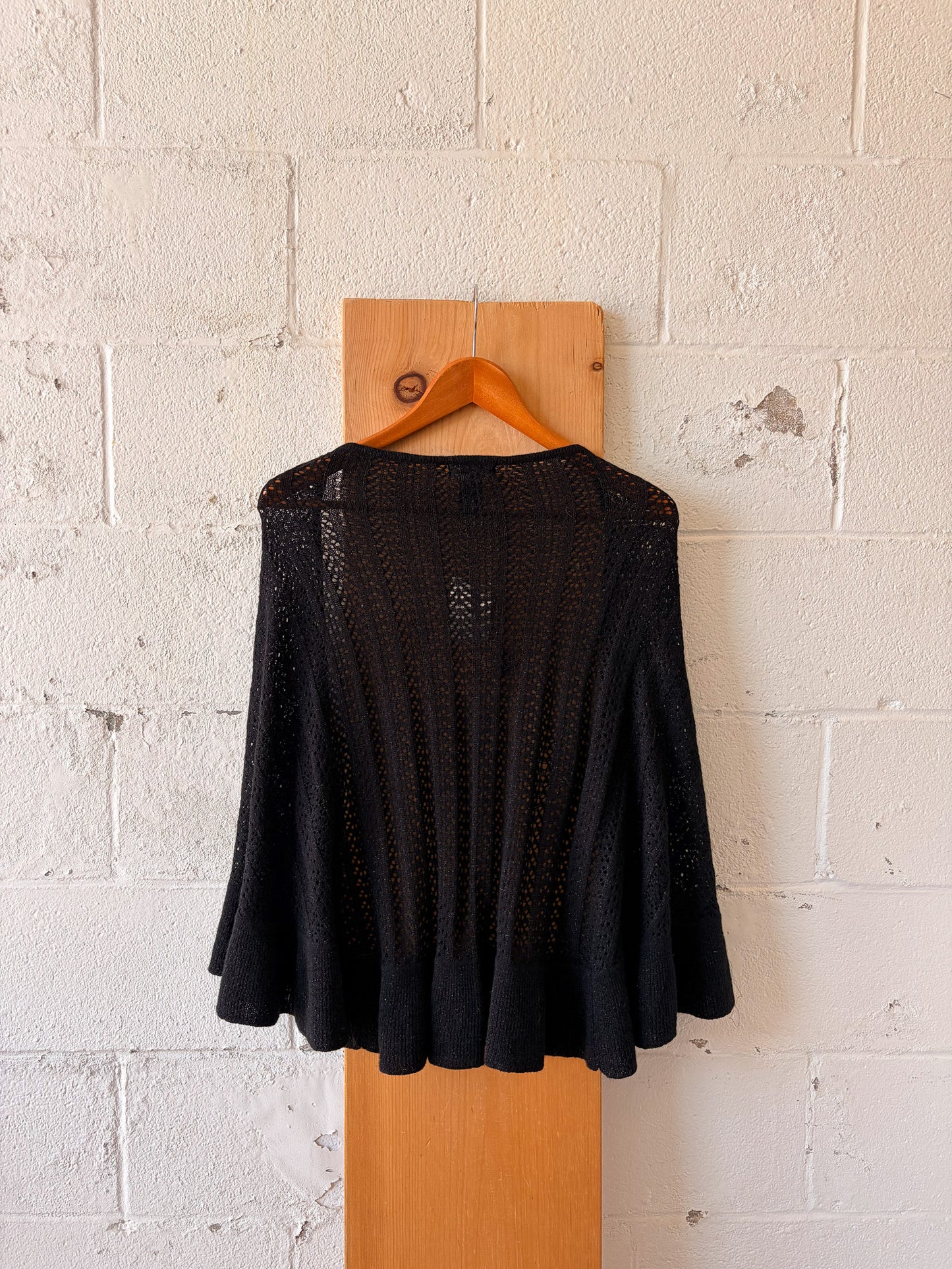 NWT Kenneth Cole Black Shimmer Wrap