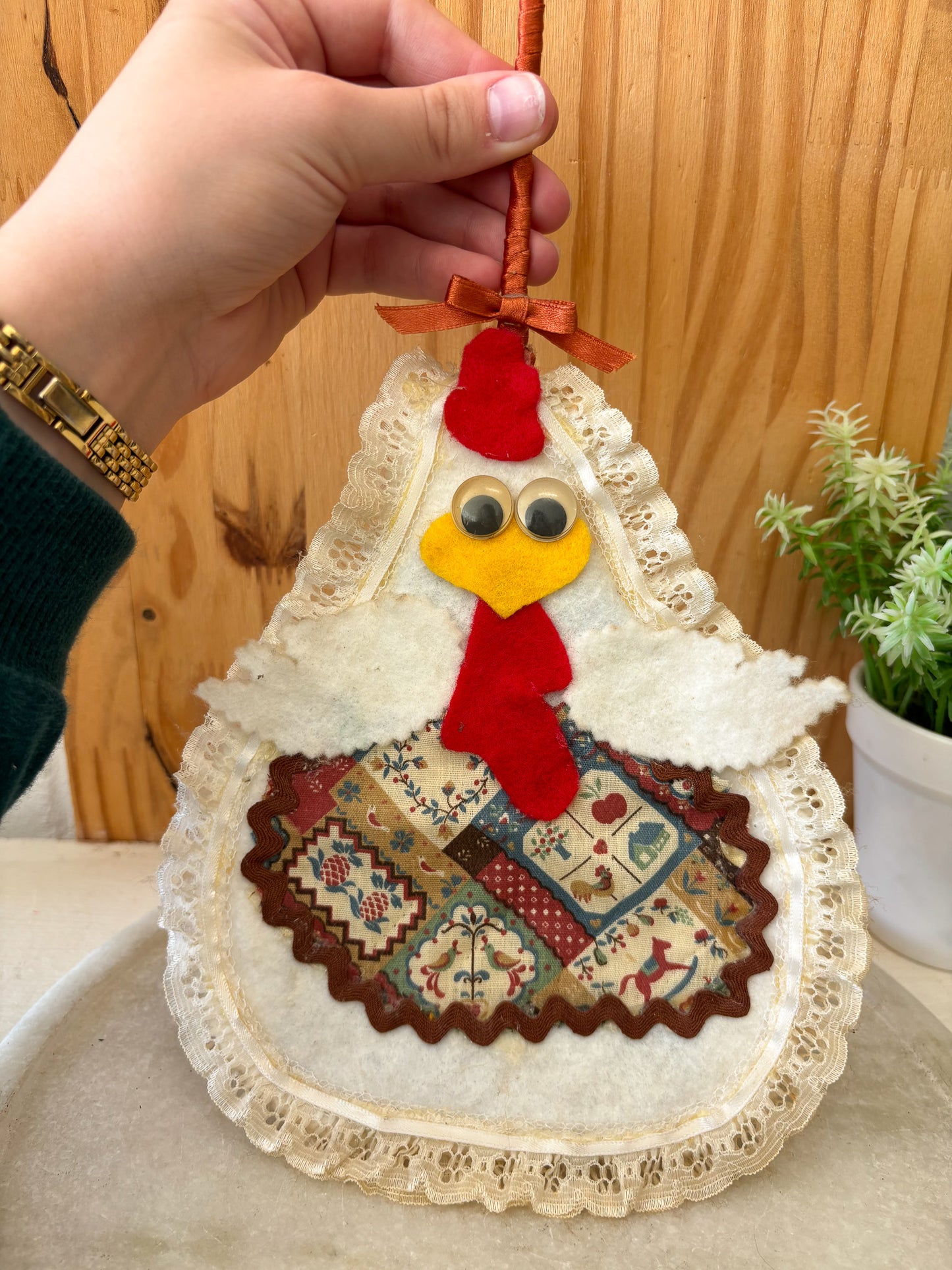 Vtg Chicken Fly Swatter