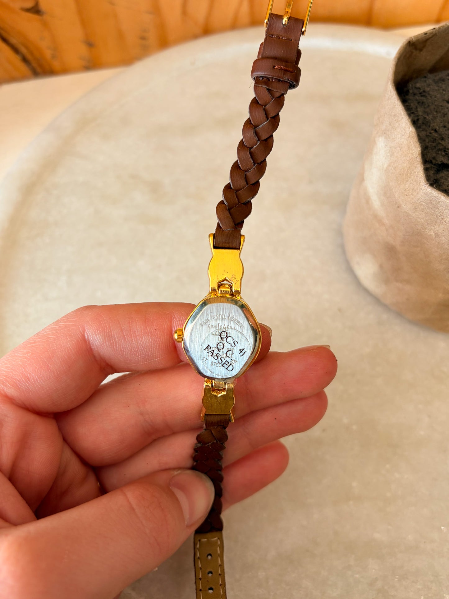 Braided Heart Detailed Watch (Untested, As Is)