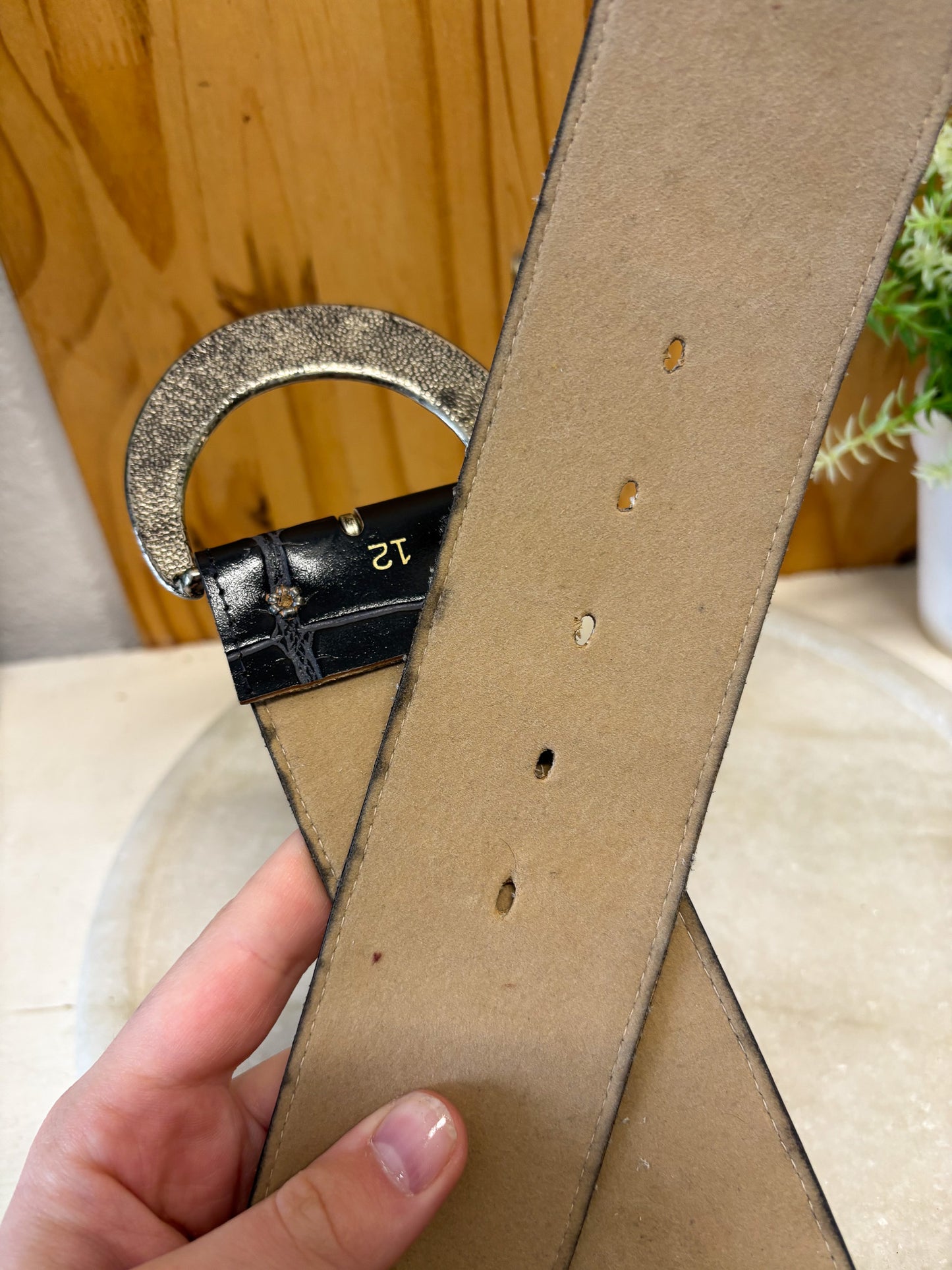 Crescent Buckle Belt