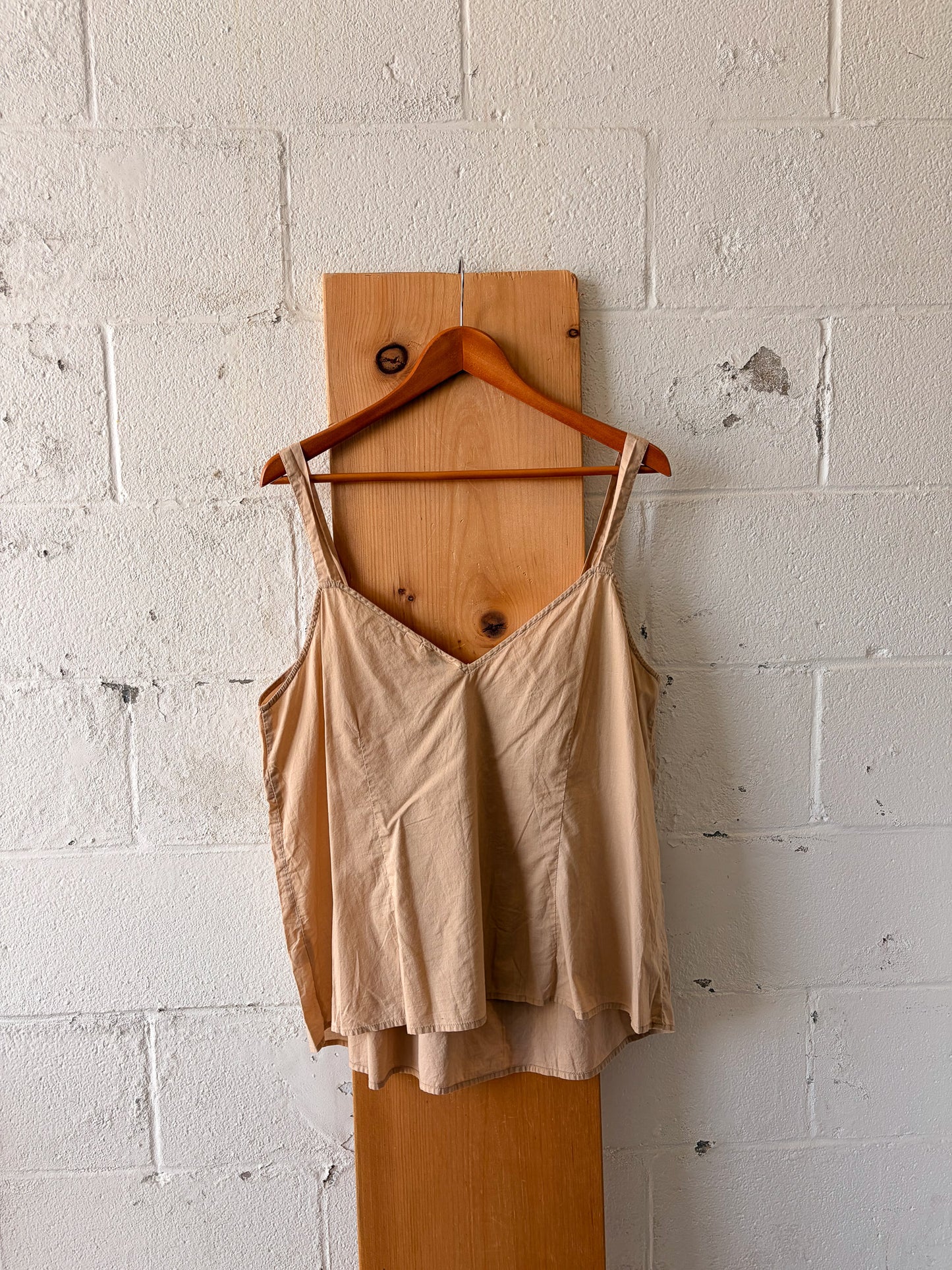 Tan Sequins Detailed Tank : 22/24