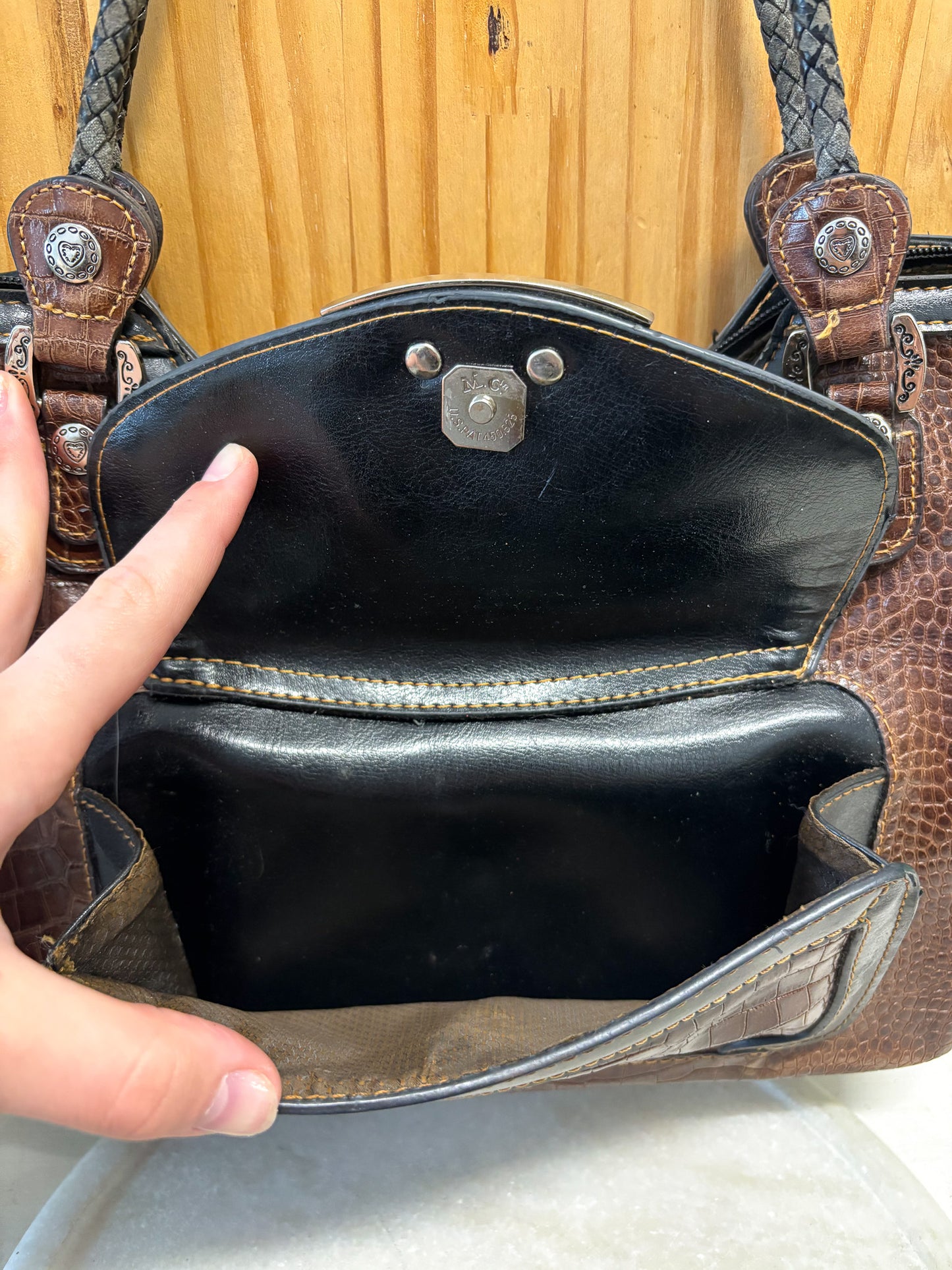 Brown & Black Purse