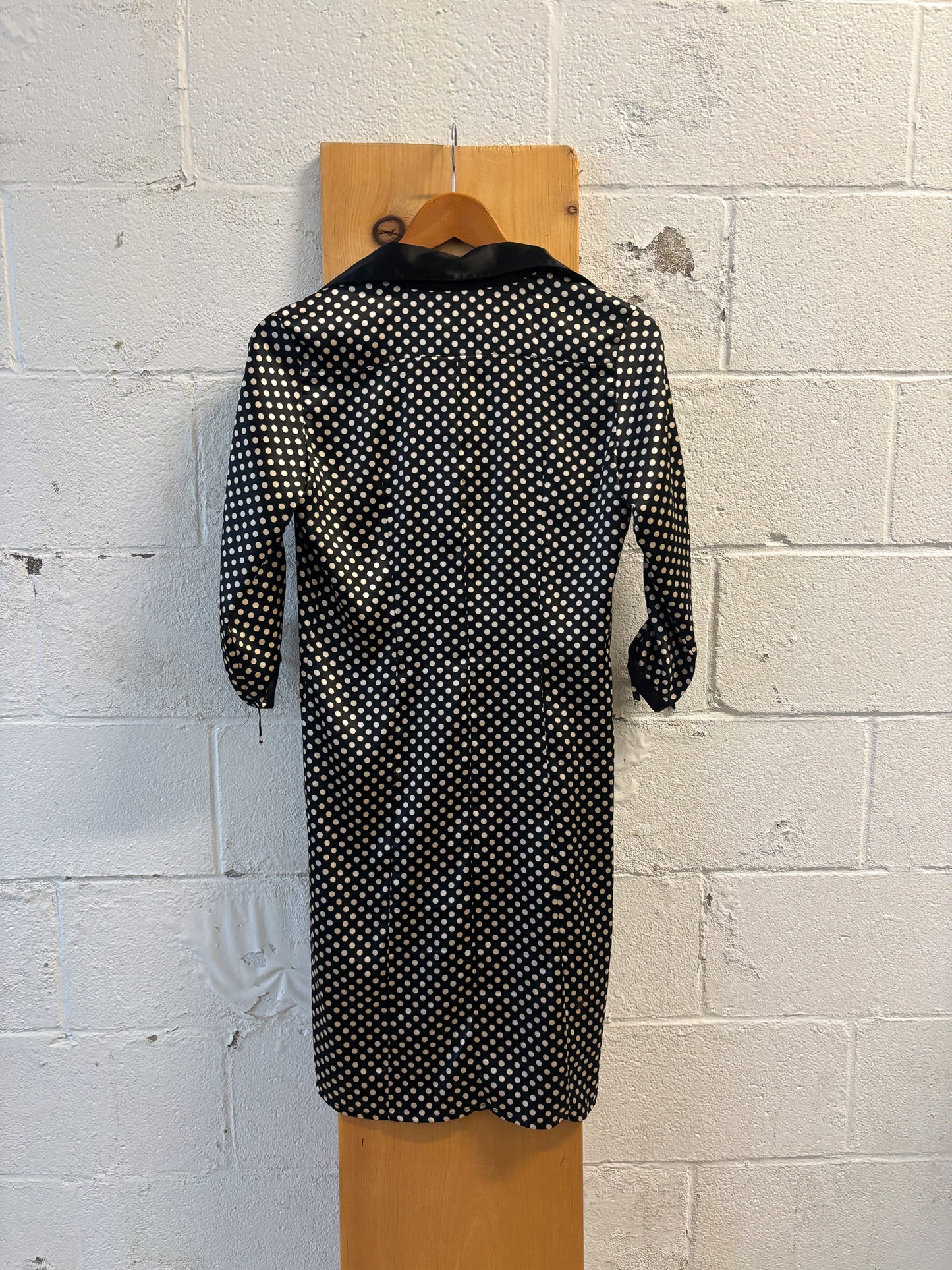 Vtg Polka Dot Dress : M
