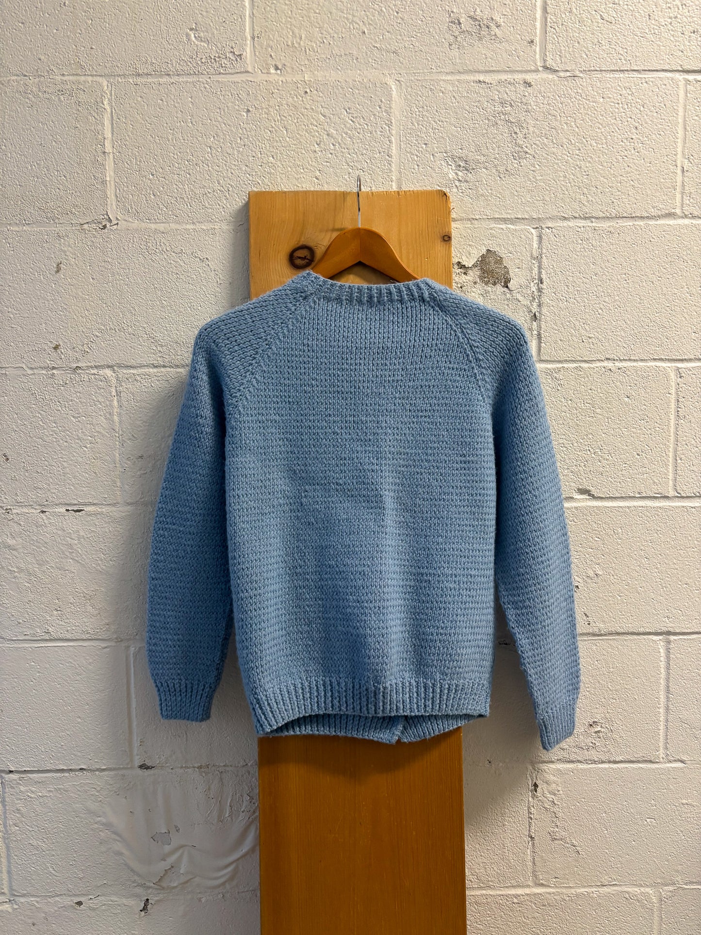 Vtg Baby Blue Cardigan : S/M