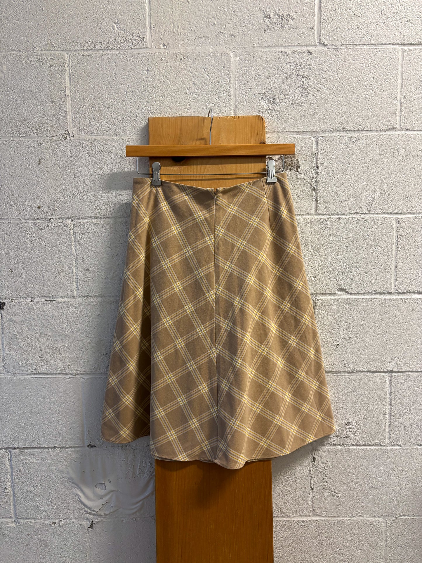 Plaid Midi Skirt : 6
