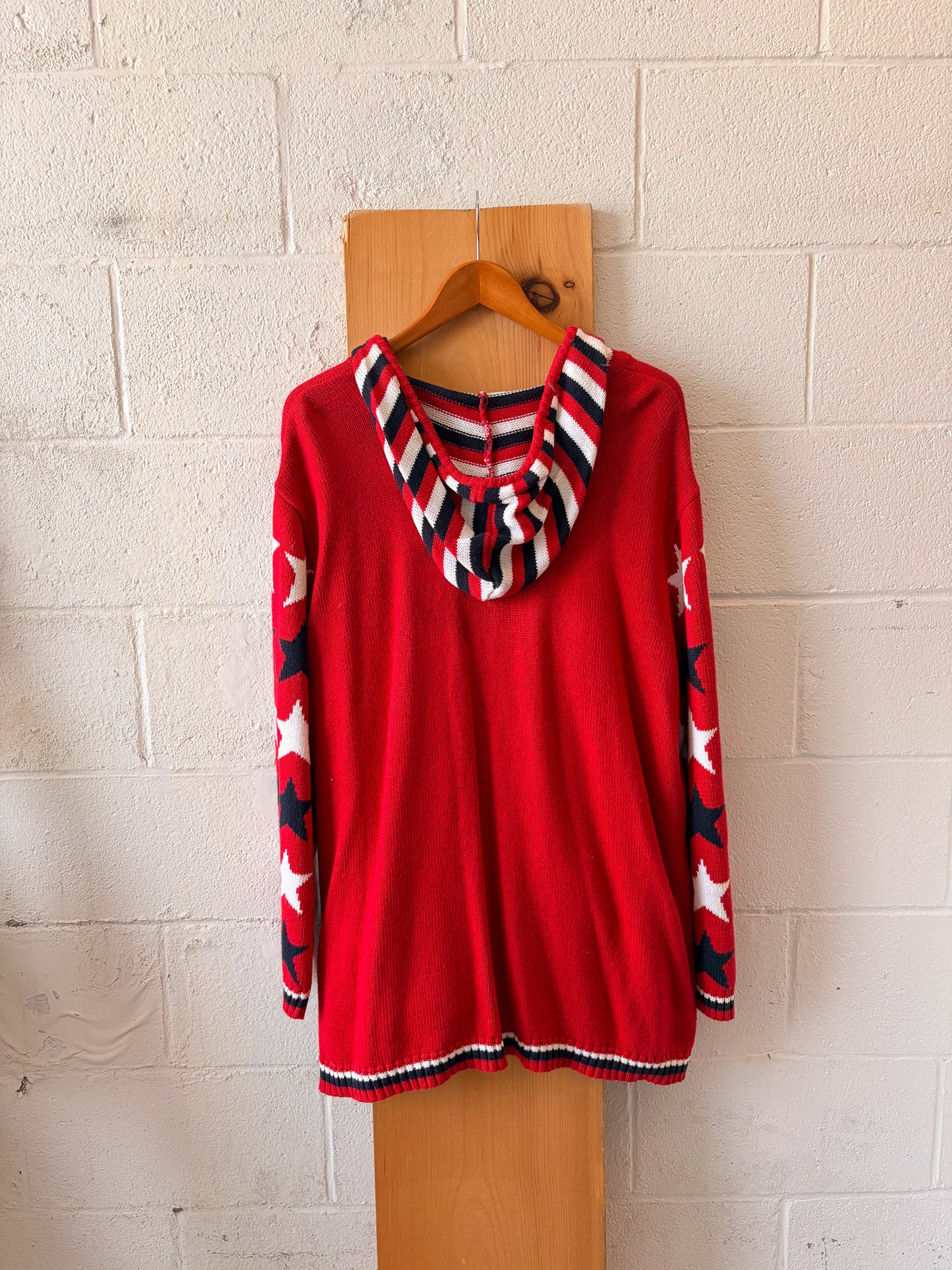 Vtg Quacker Factory Star Sweater : 3X