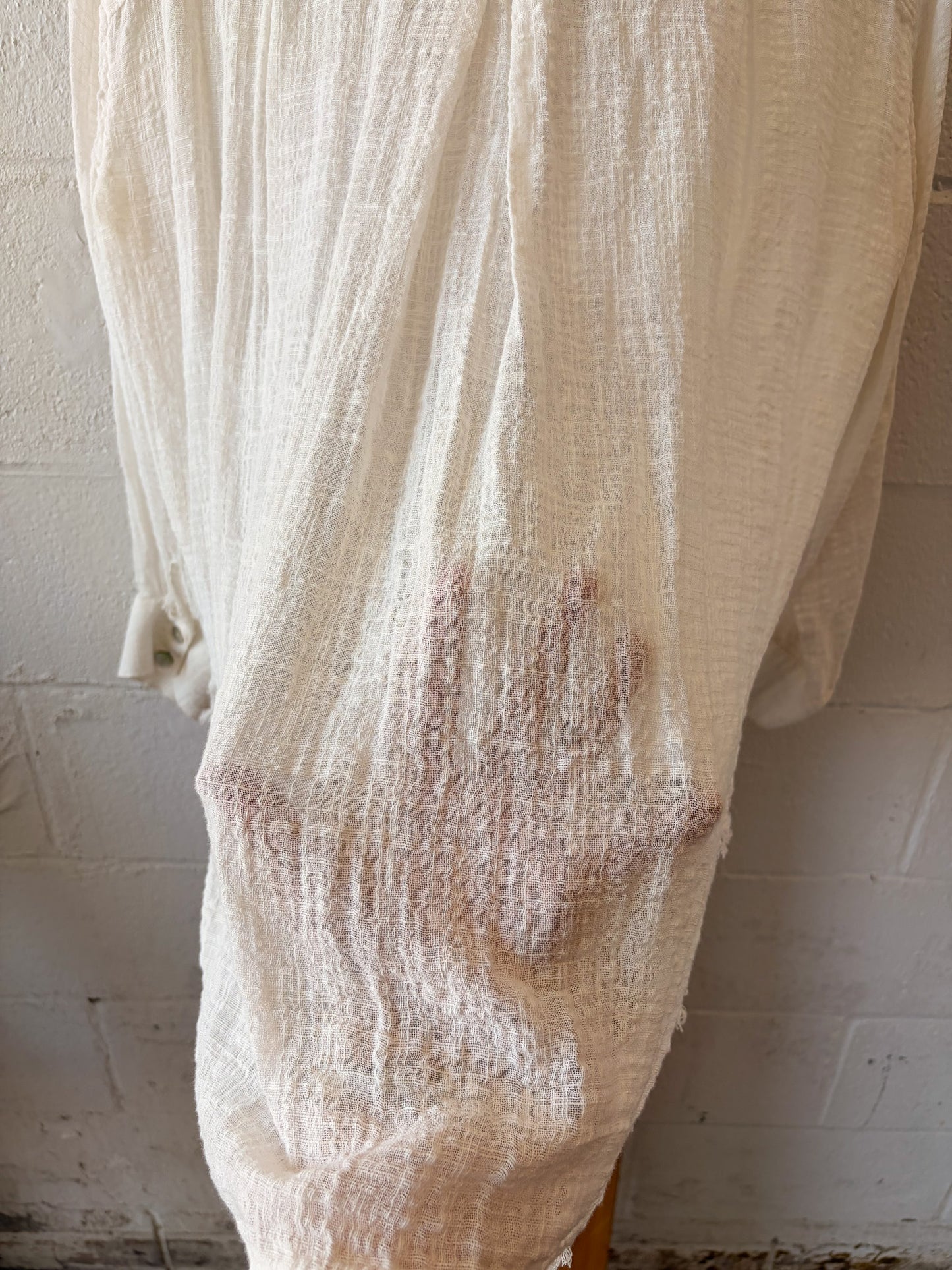 Flowy White Free People Blouse : L