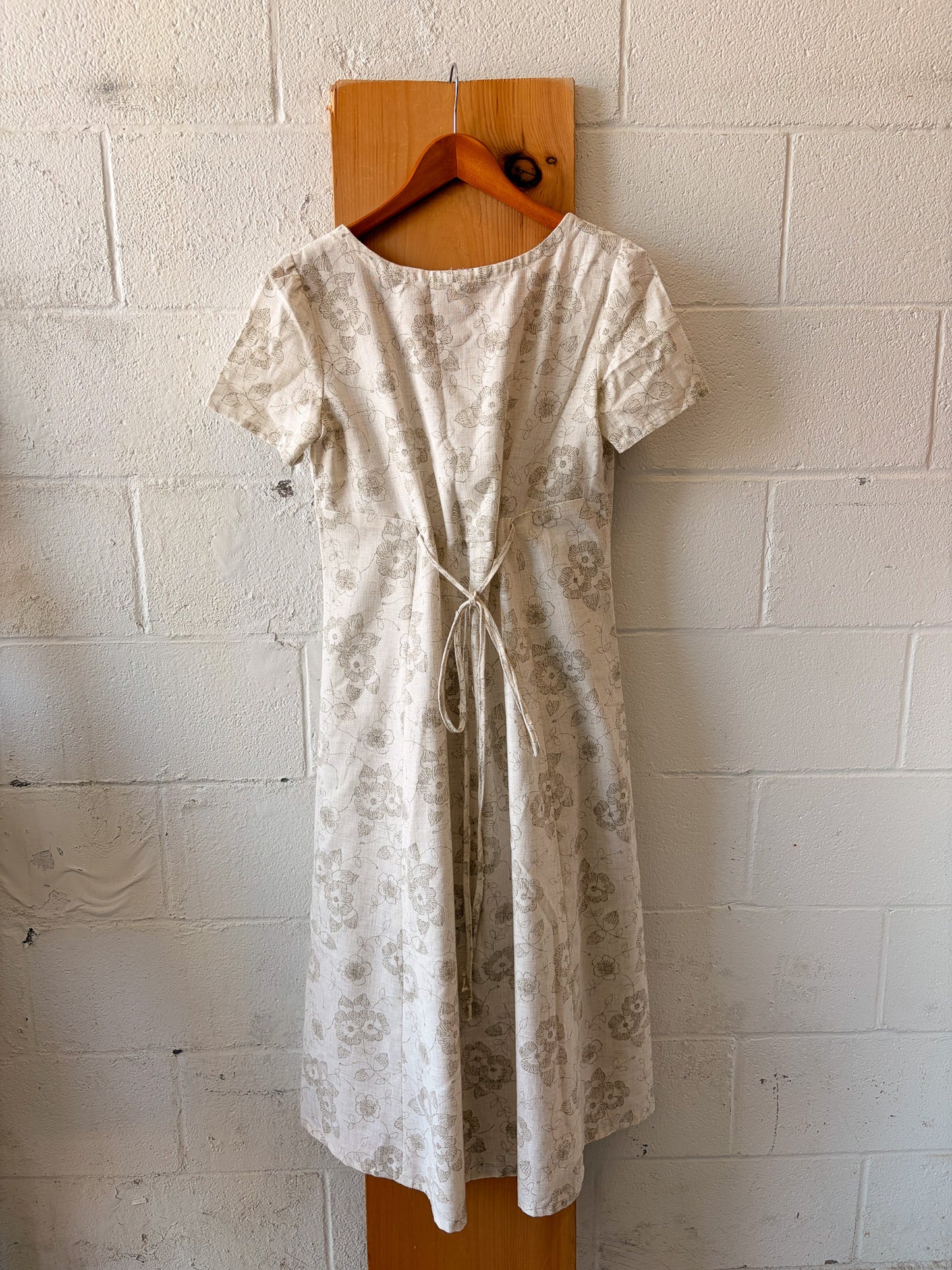 Handmade Floral Dress : M