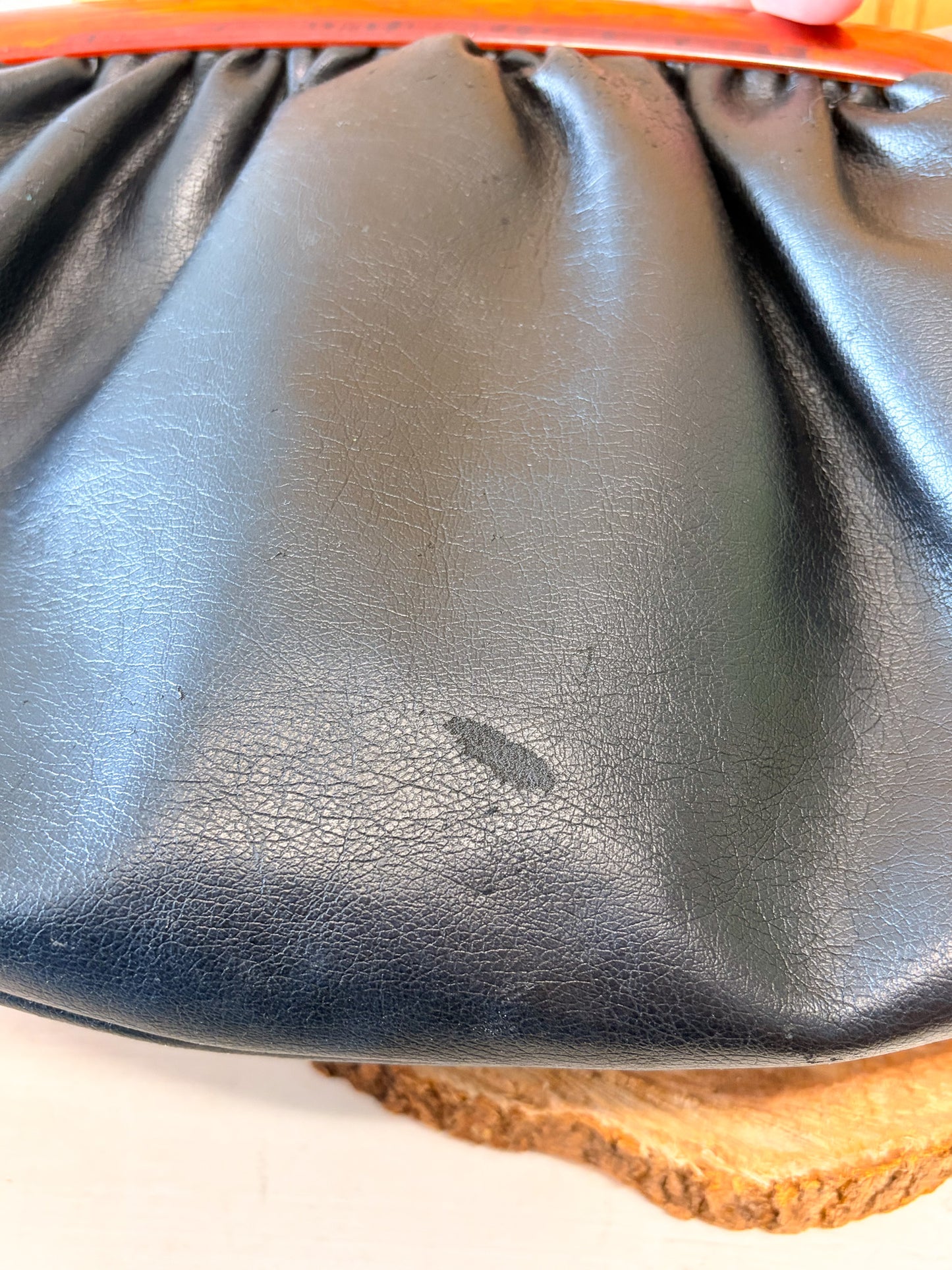 Vtg Black Clutch