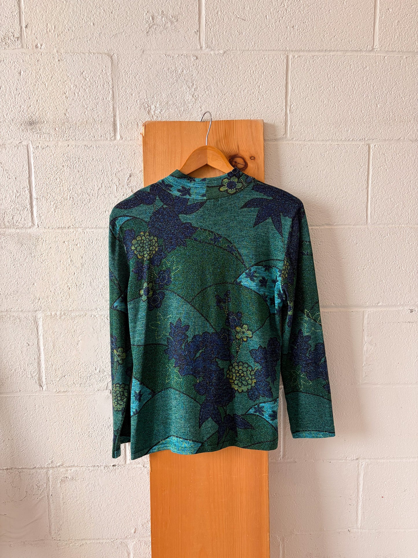 Metallic Floral Top : L