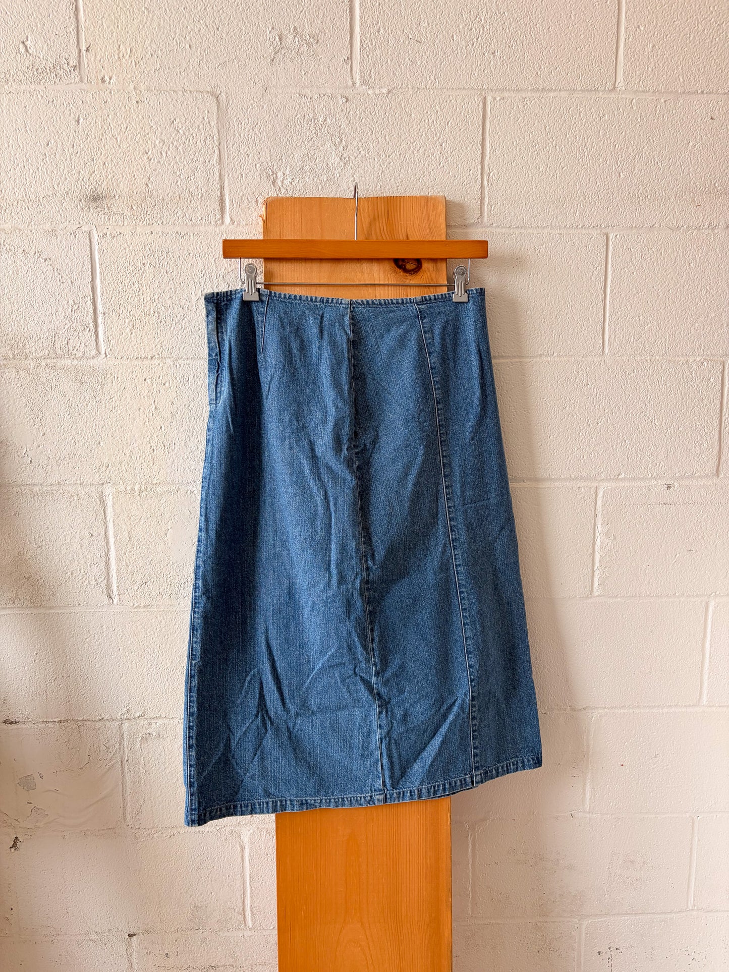Denim Midi Skirt : 12