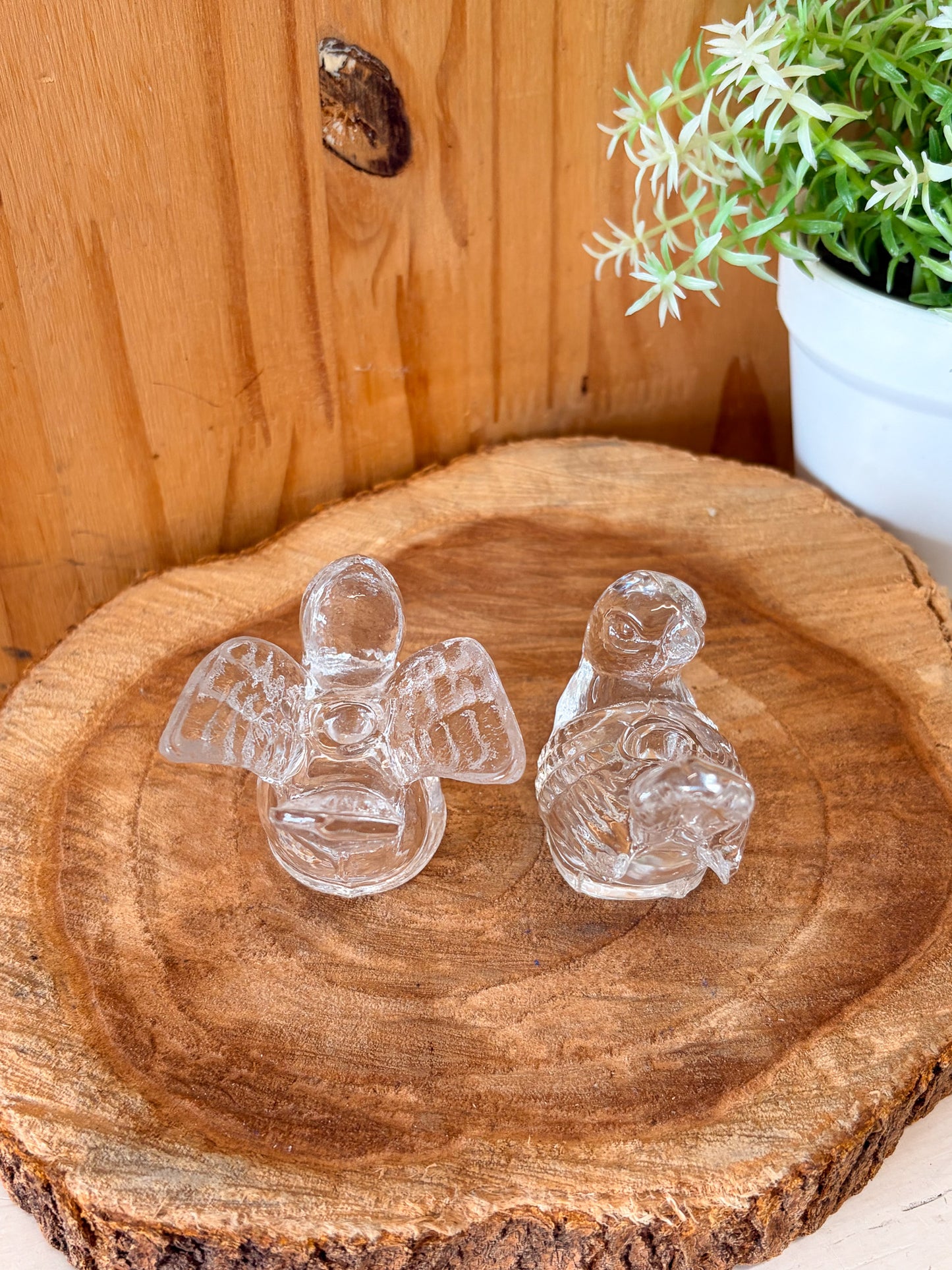 Pair of Glass Doves (Local Pick Up Only)
